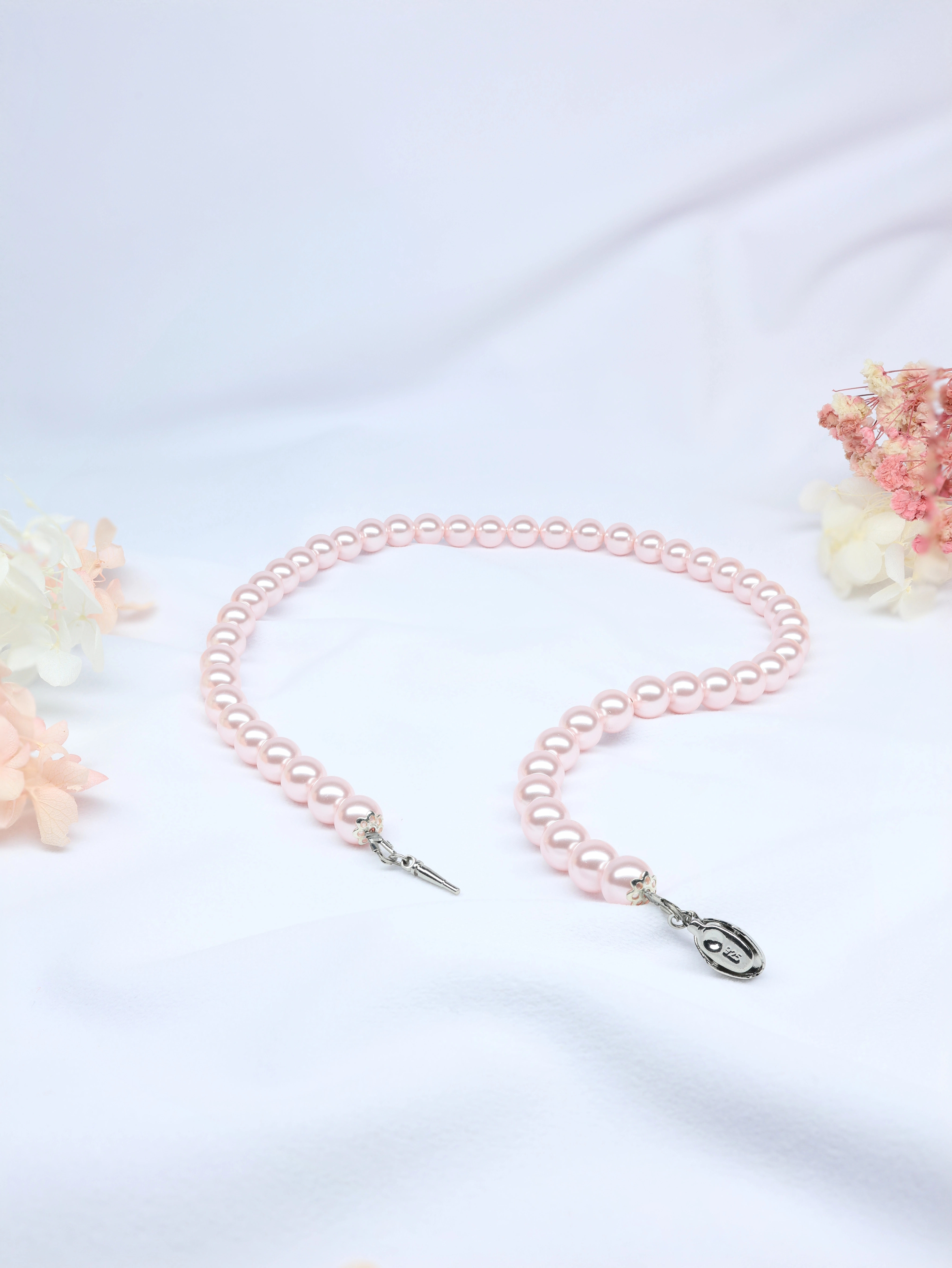 Elegant European Rosaline Pearl Necklace | Flawnt