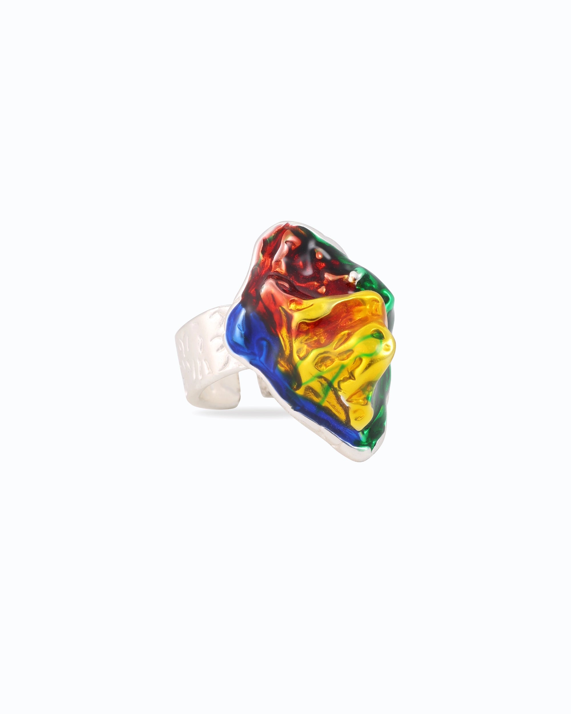 Van Gogh Abstract Ring