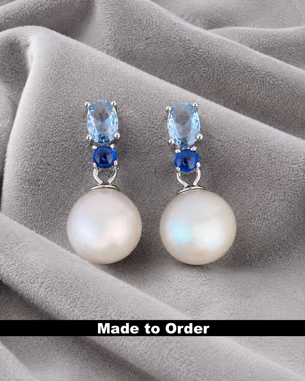 Azure Oceanic South Sea Pearl Earrings