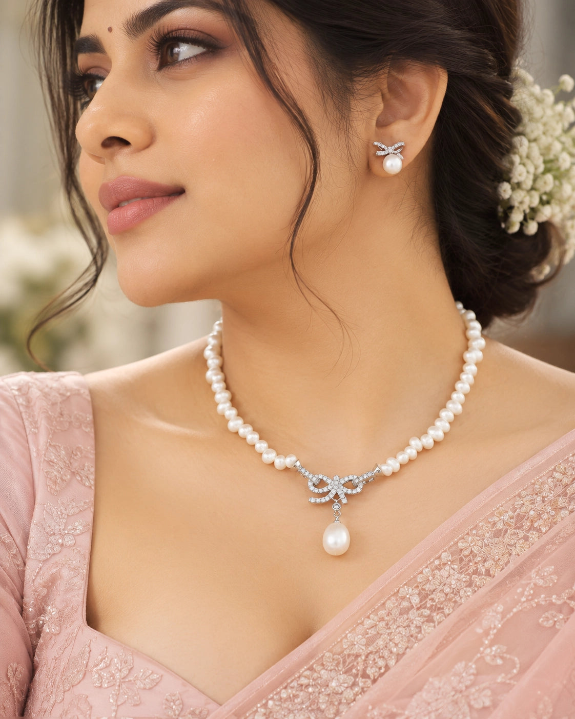 Pearl Serenade Necklace (Freshwater Origin Certified)