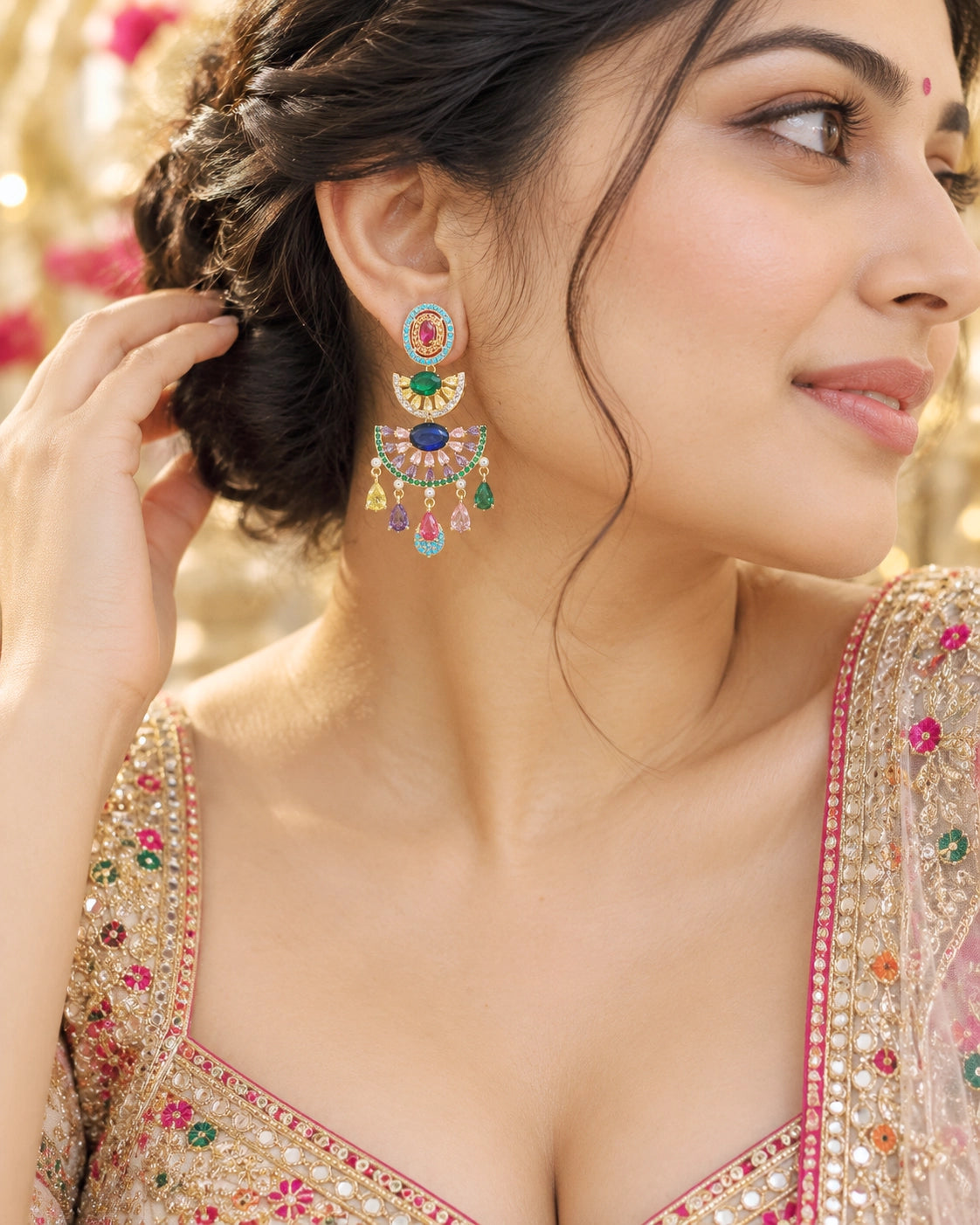 Maharani Mosaic Earrings