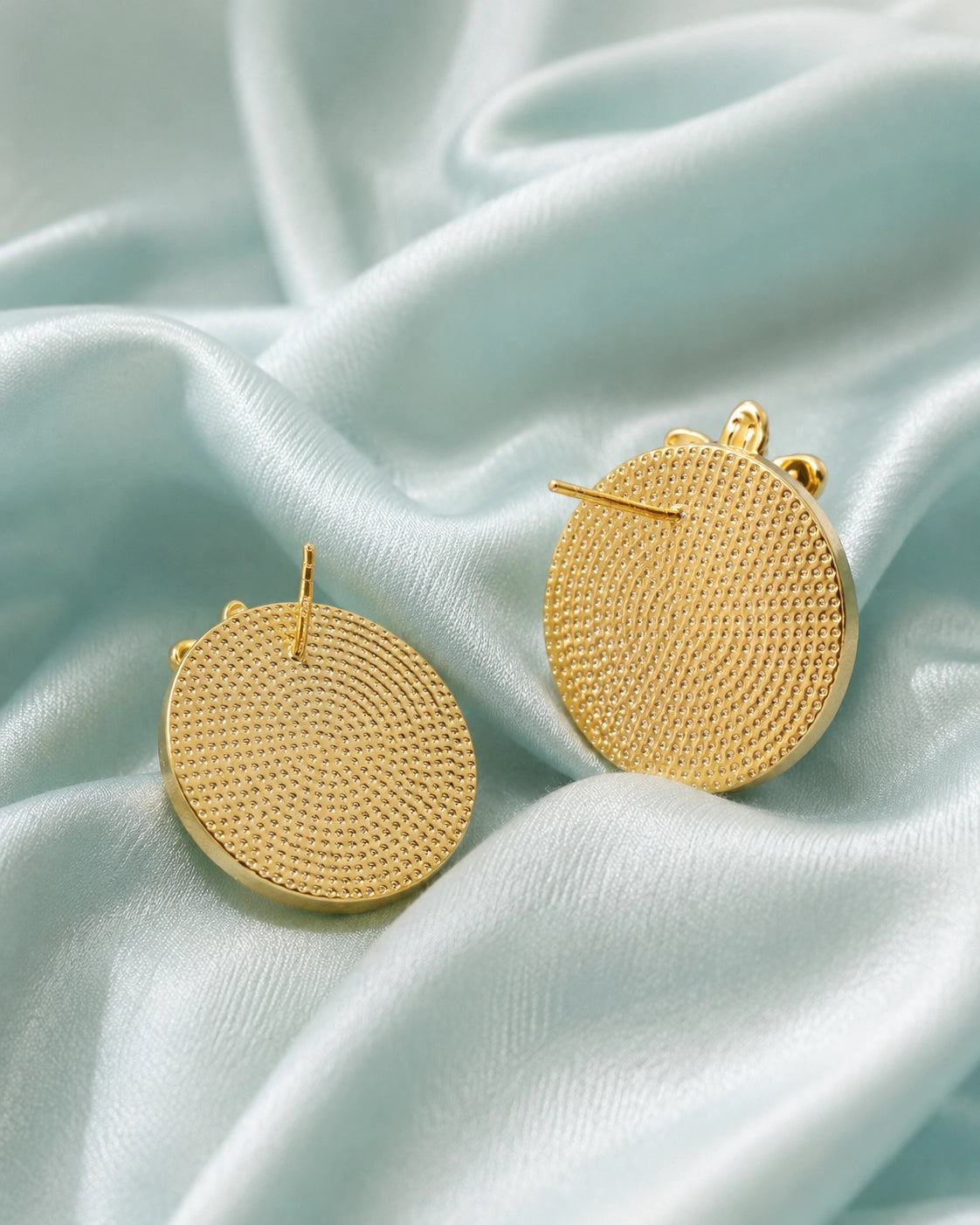 Golden Daybreak Pearl Ear Studs