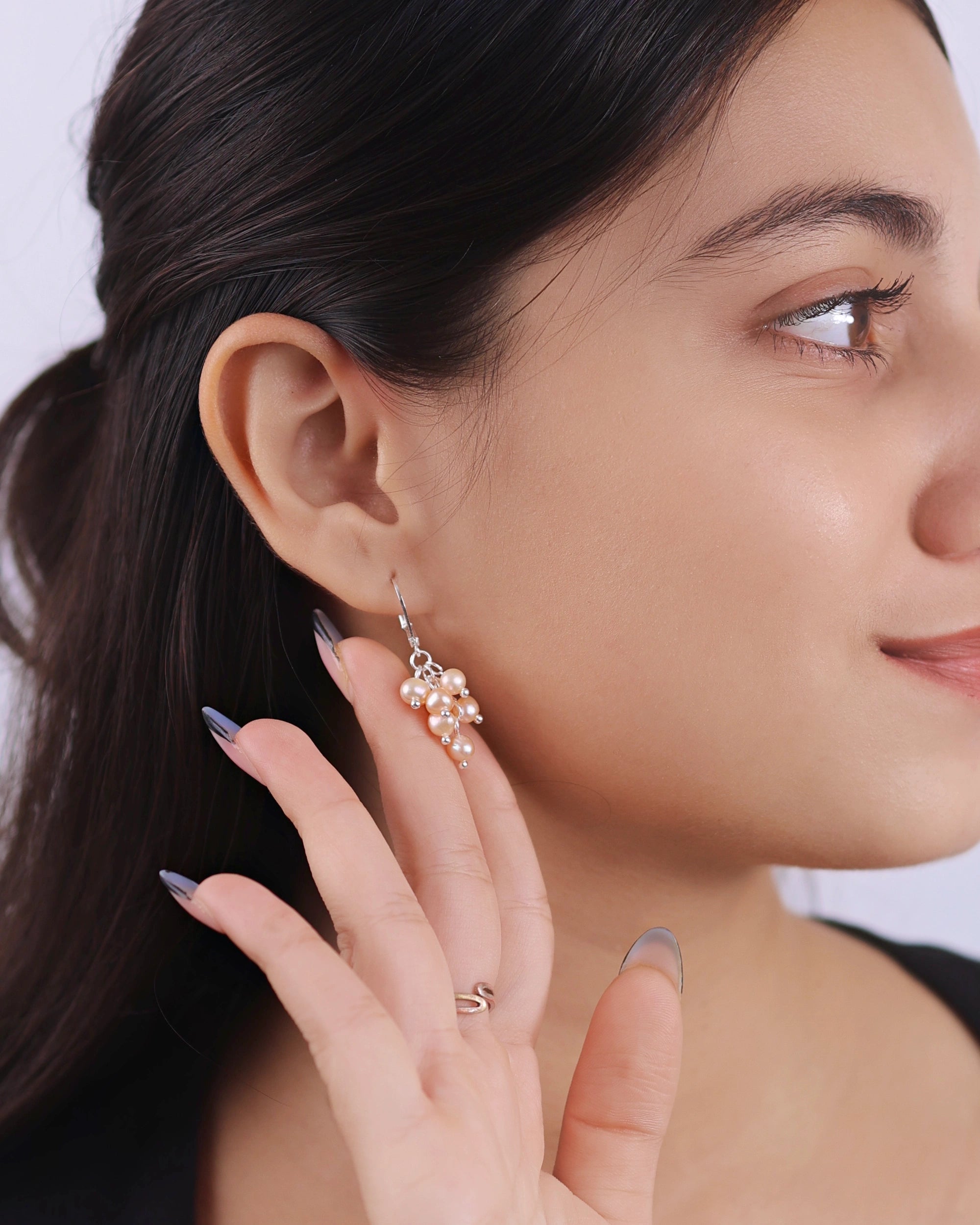 Mini Pearl Grapes Dangle (Orange)