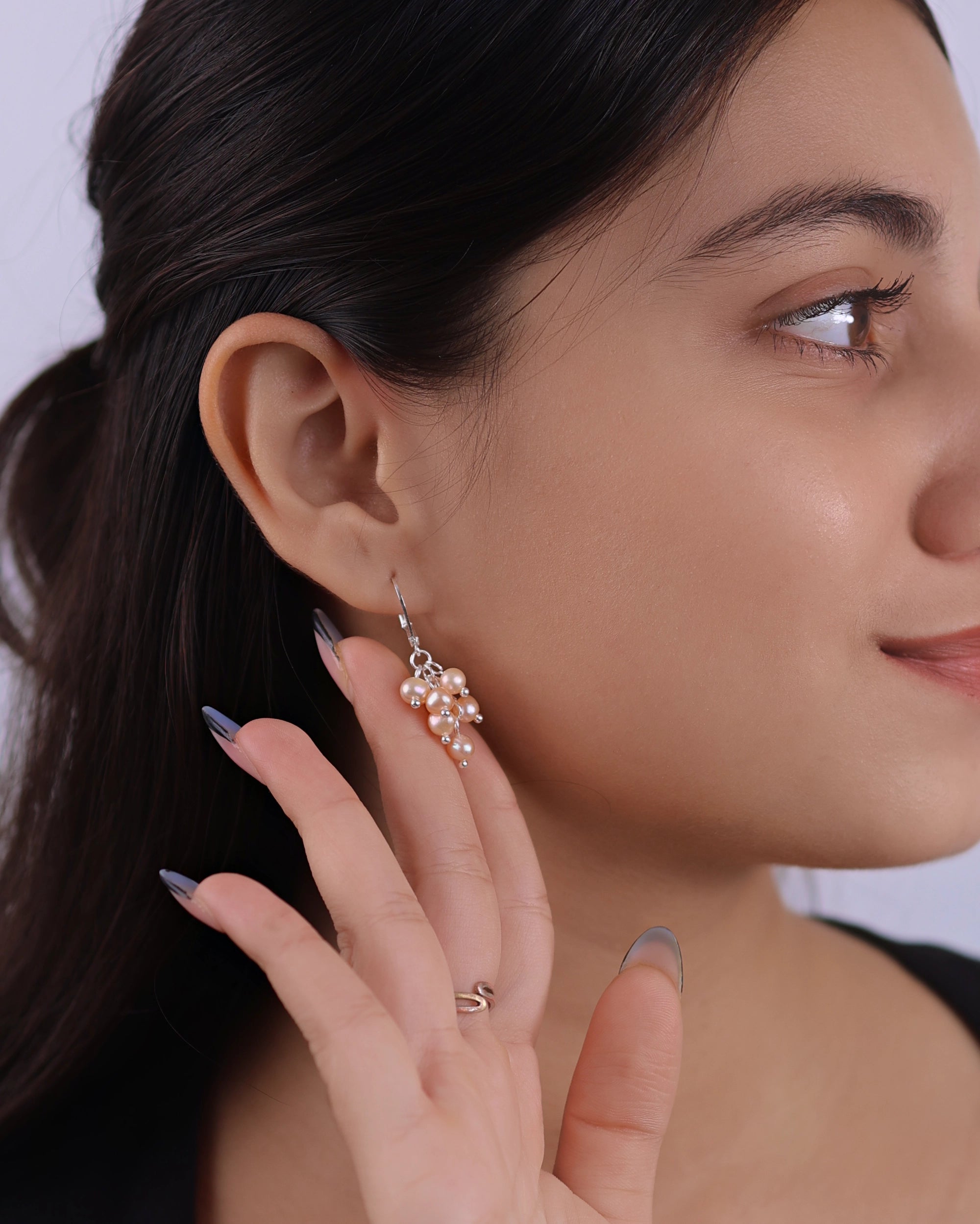 Mini Pearl Grapes Dangle (Orange)