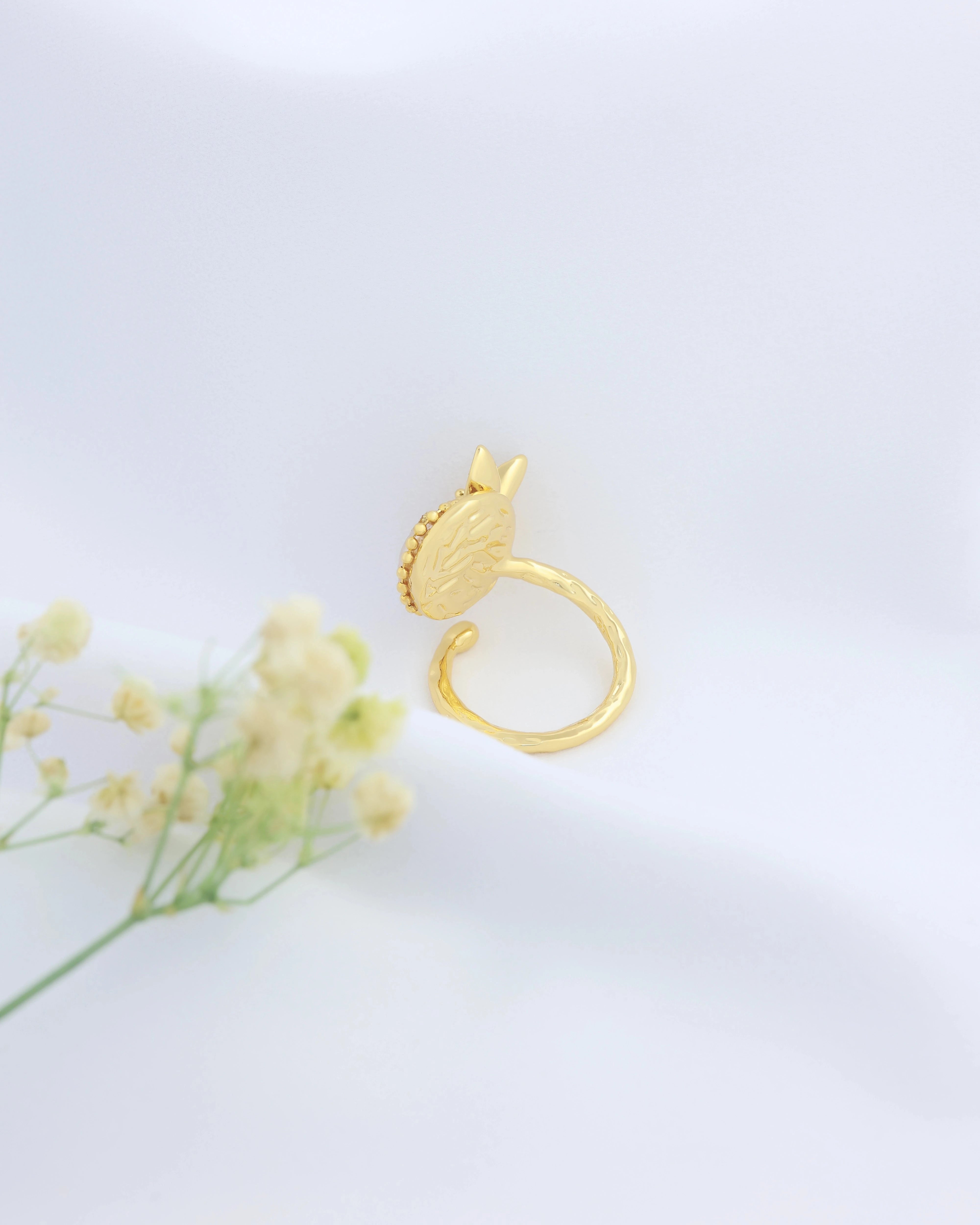 Floral MoP - Adjustable Mother of Pearl Ring