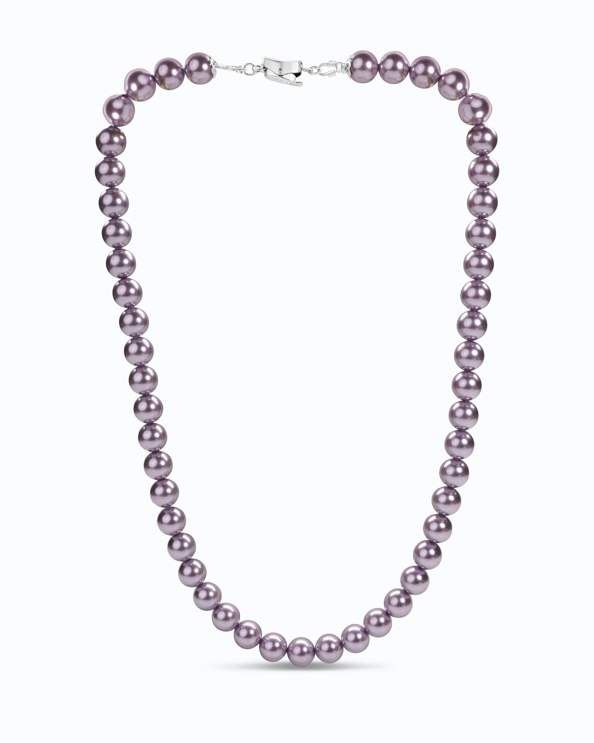 Muave Pearl Necklace Strand - Glossy