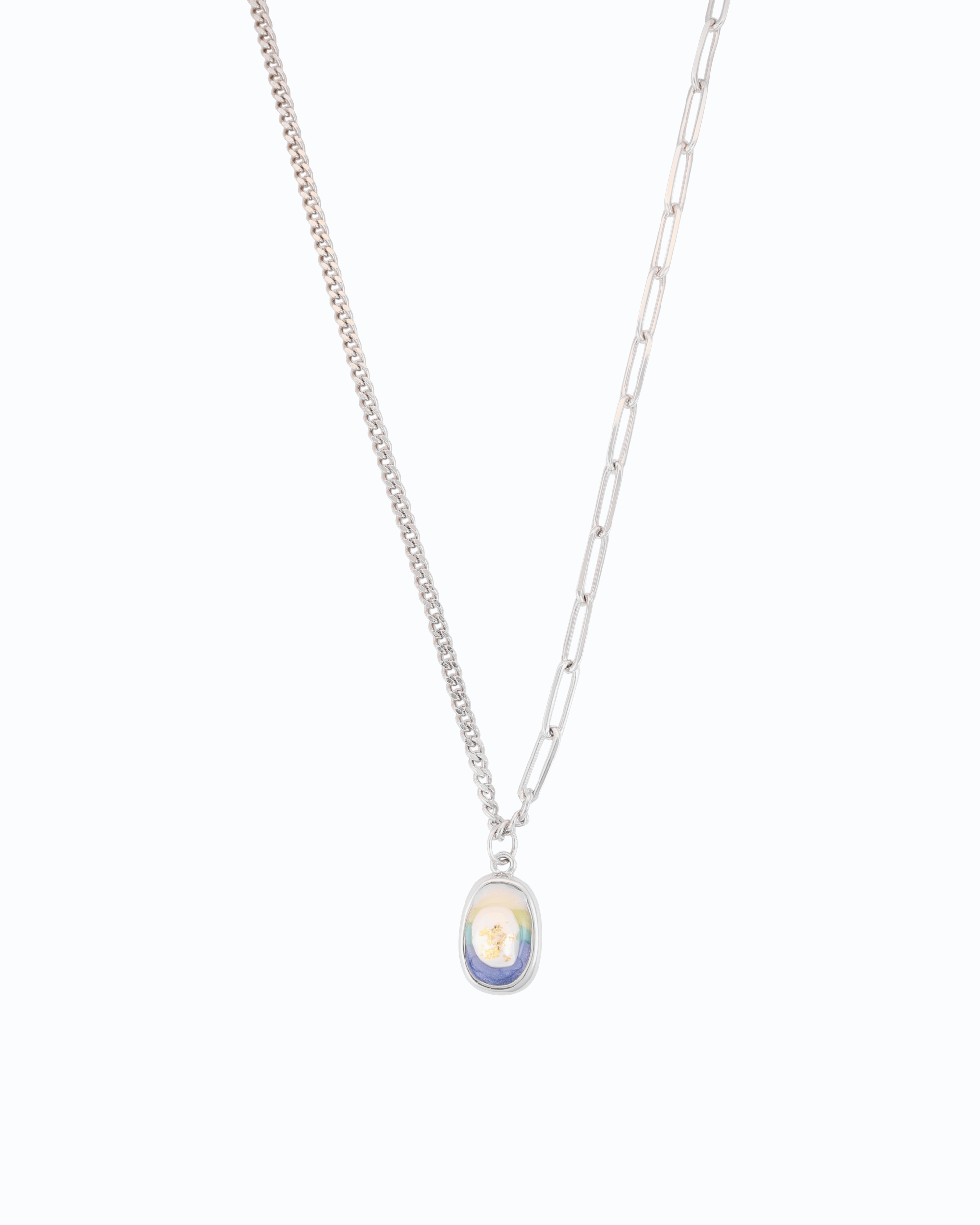 Oceanic Natural Pearl Pendant with chain | Flawnt Jewelry