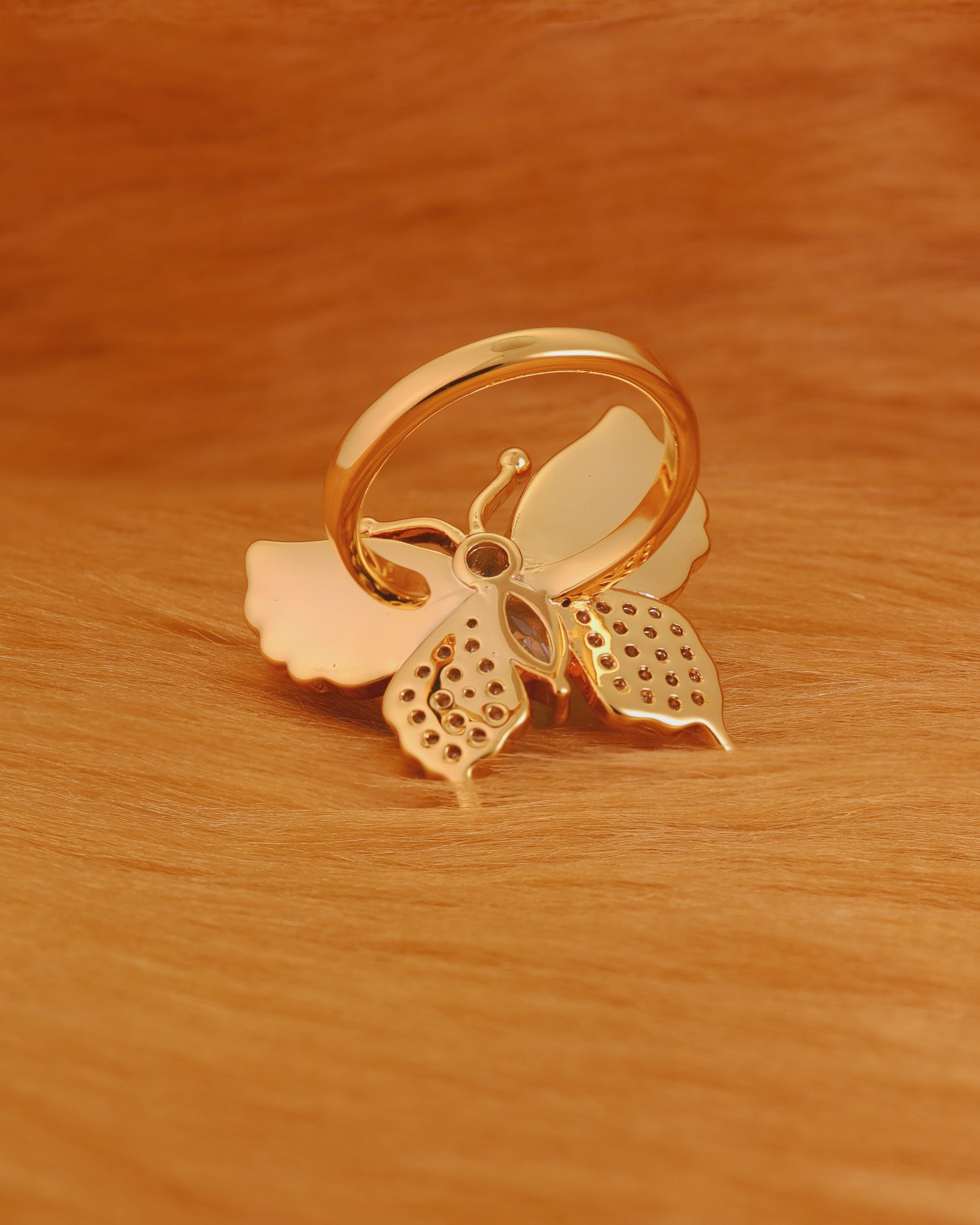 Cocktail Butterfly Ring
