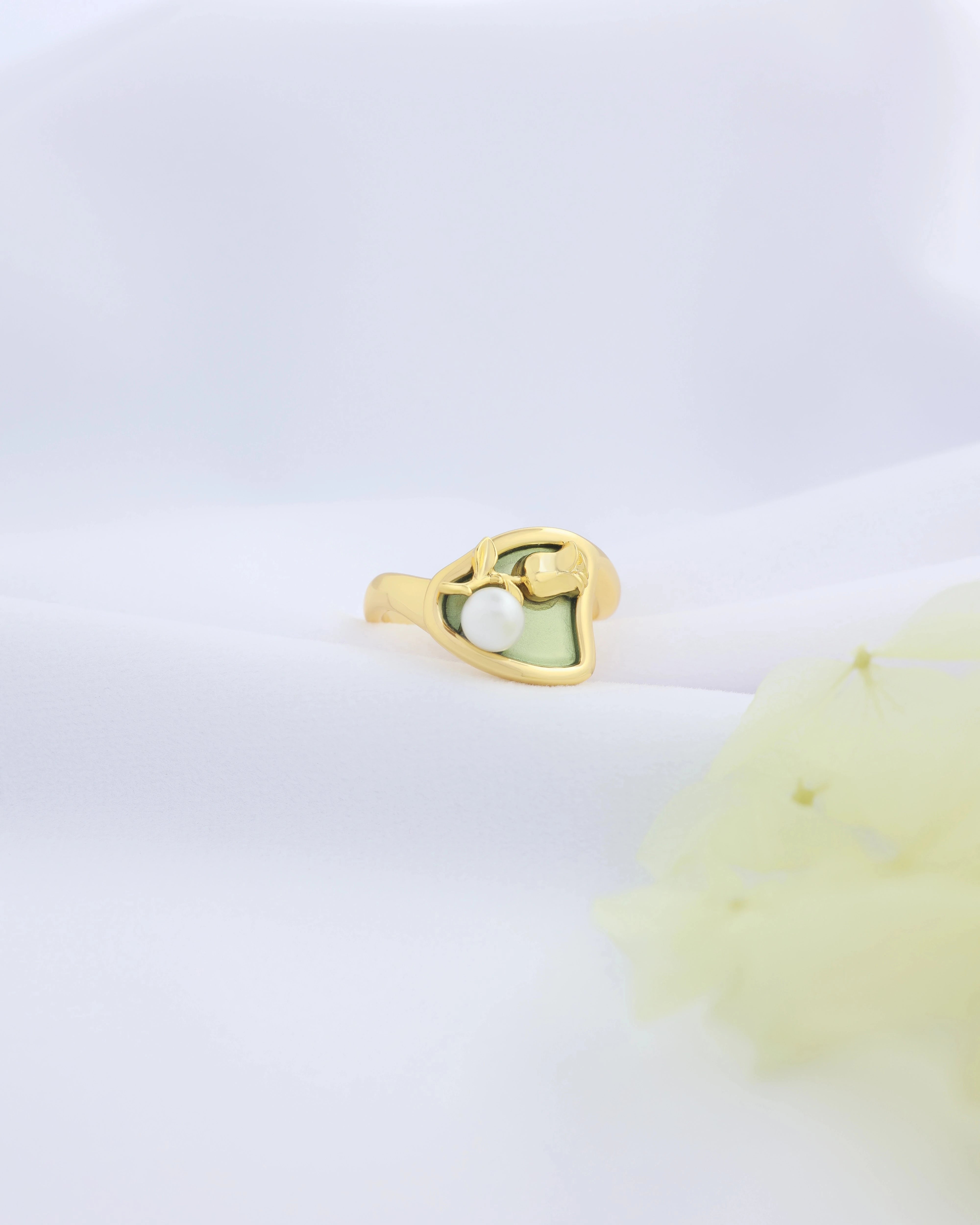 Freshwater Pearl Jewelry | Unique Rose Ring | Bespoke Premium Jewelry