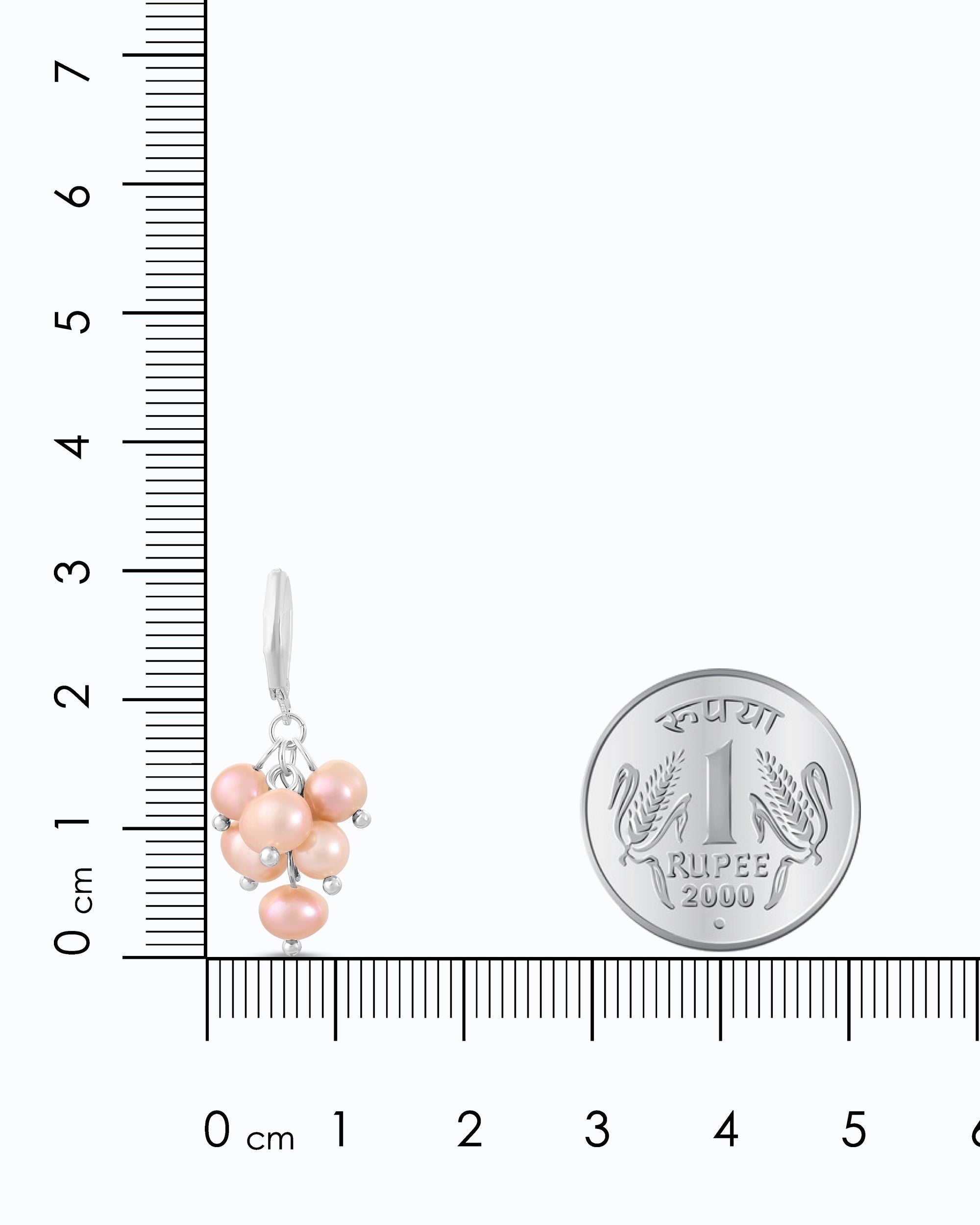 Mini Pearl Grapes Dangle (Orange)