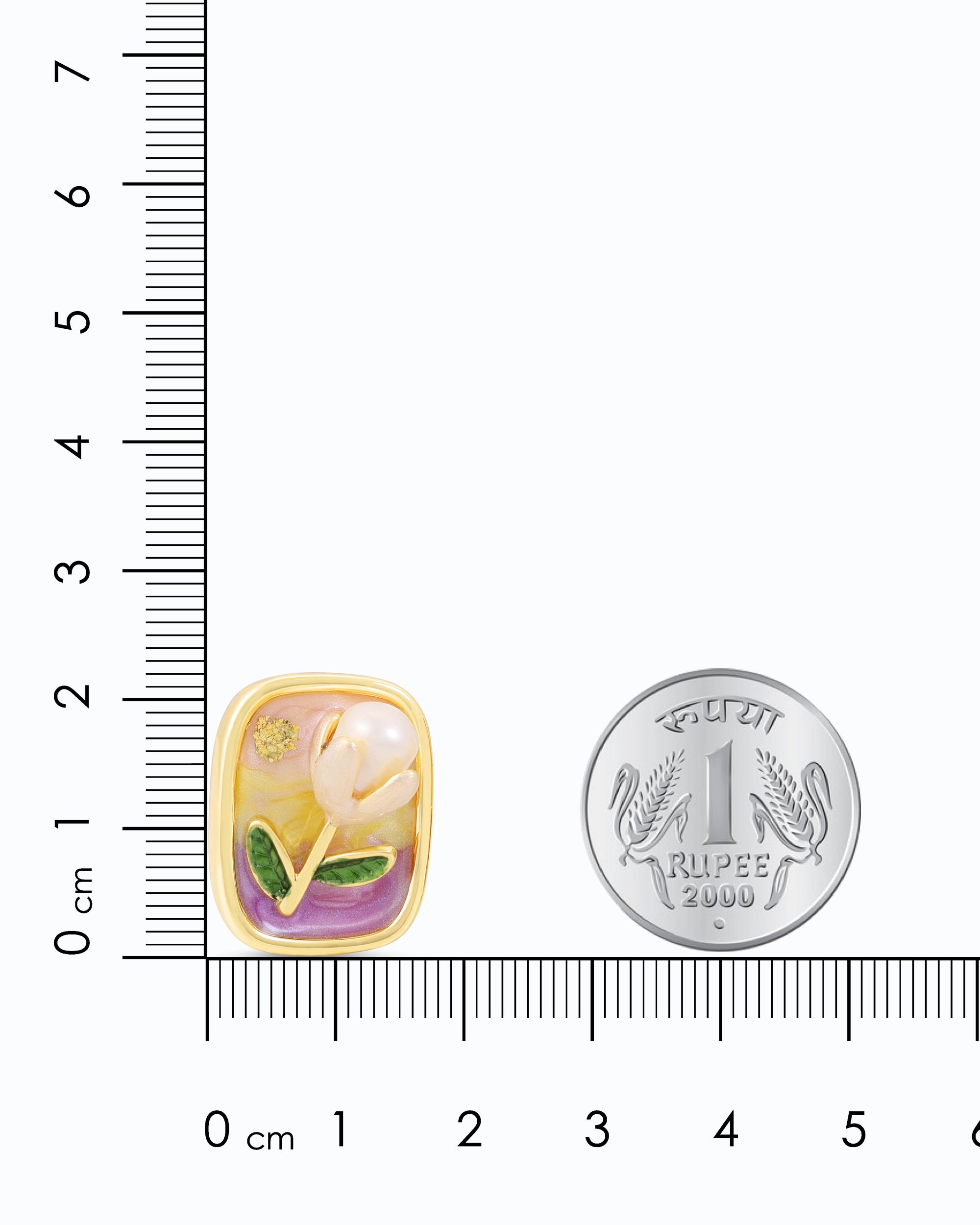 Pearl in Bud Ear Studs - Pastel
