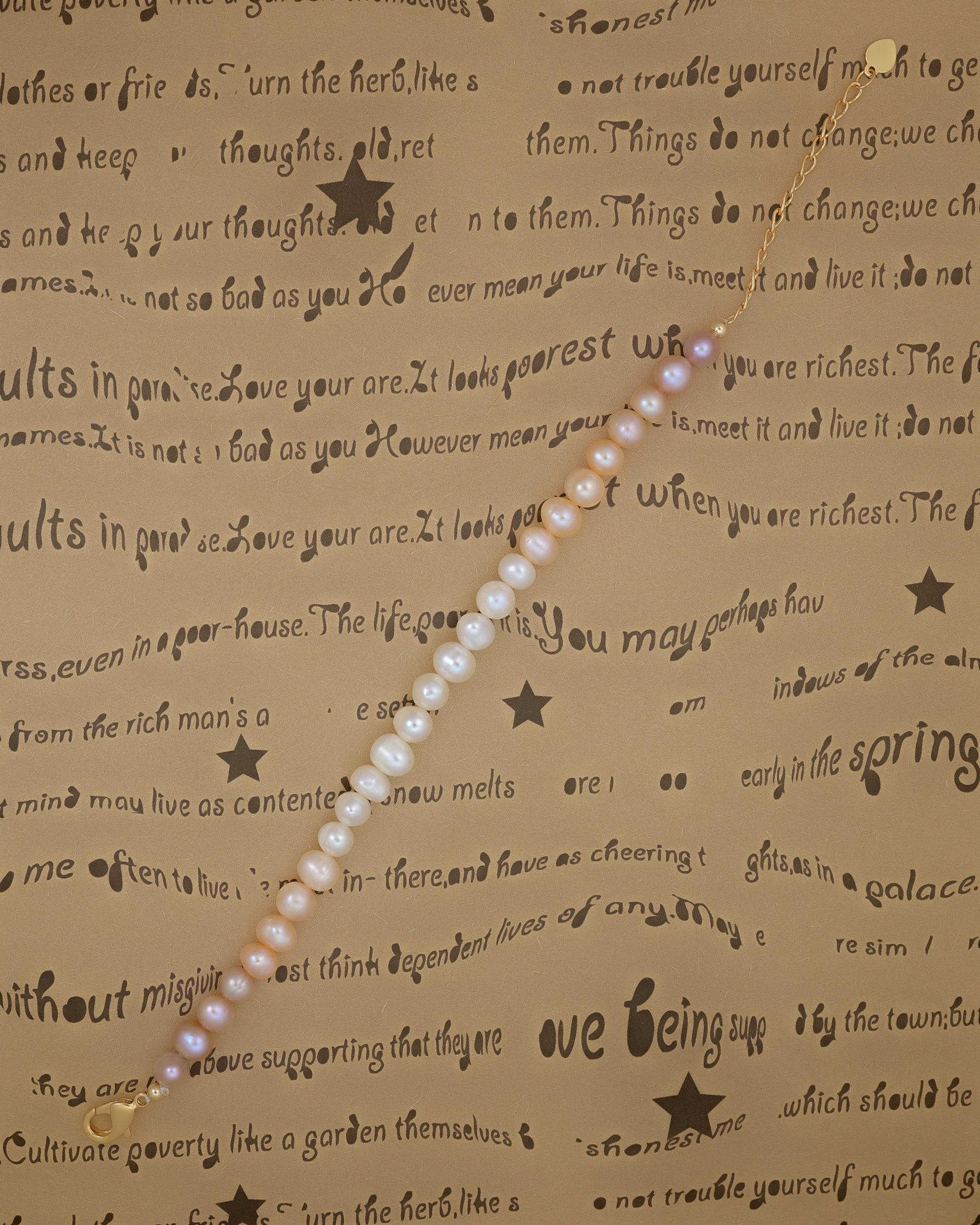 Freshwater Pearl Bracelet (Gradient)