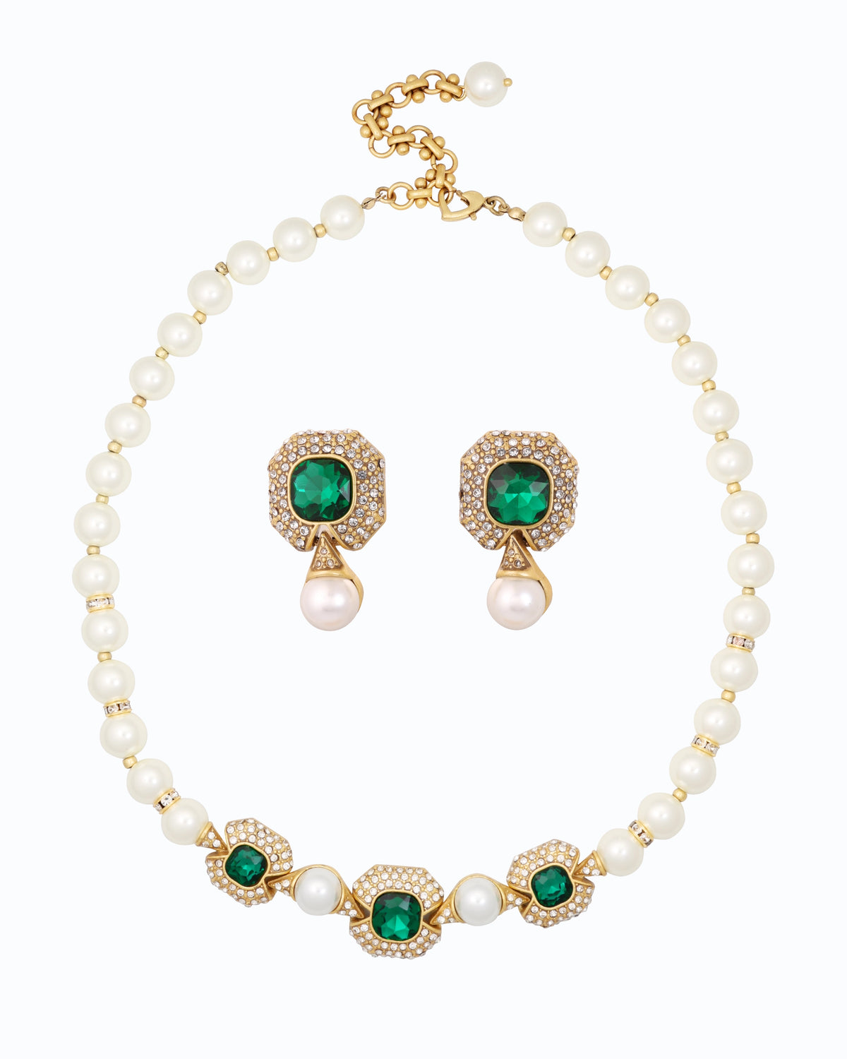 Isadora Pearl Necklace Set