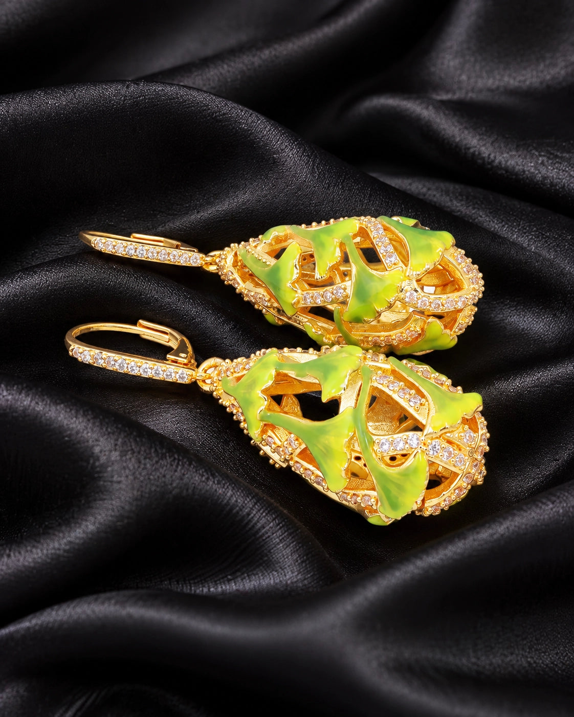 Aveline Openwork Drop Earrings