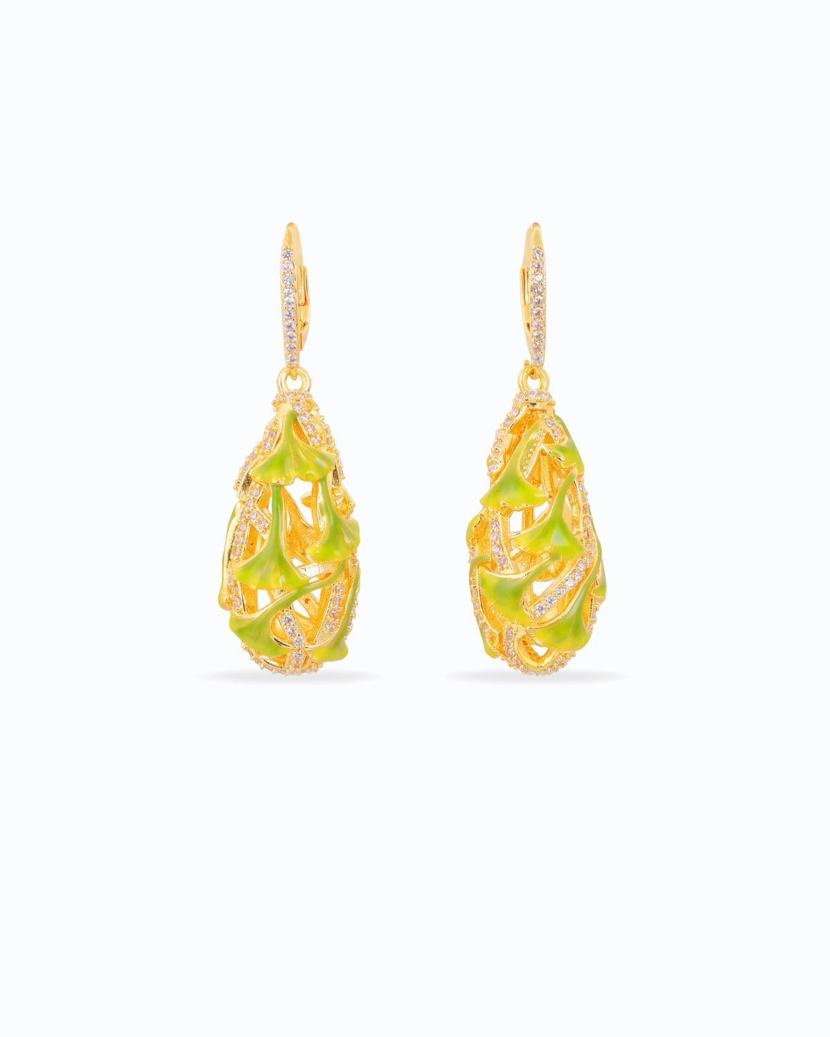 Aveline Openwork Drop Earrings