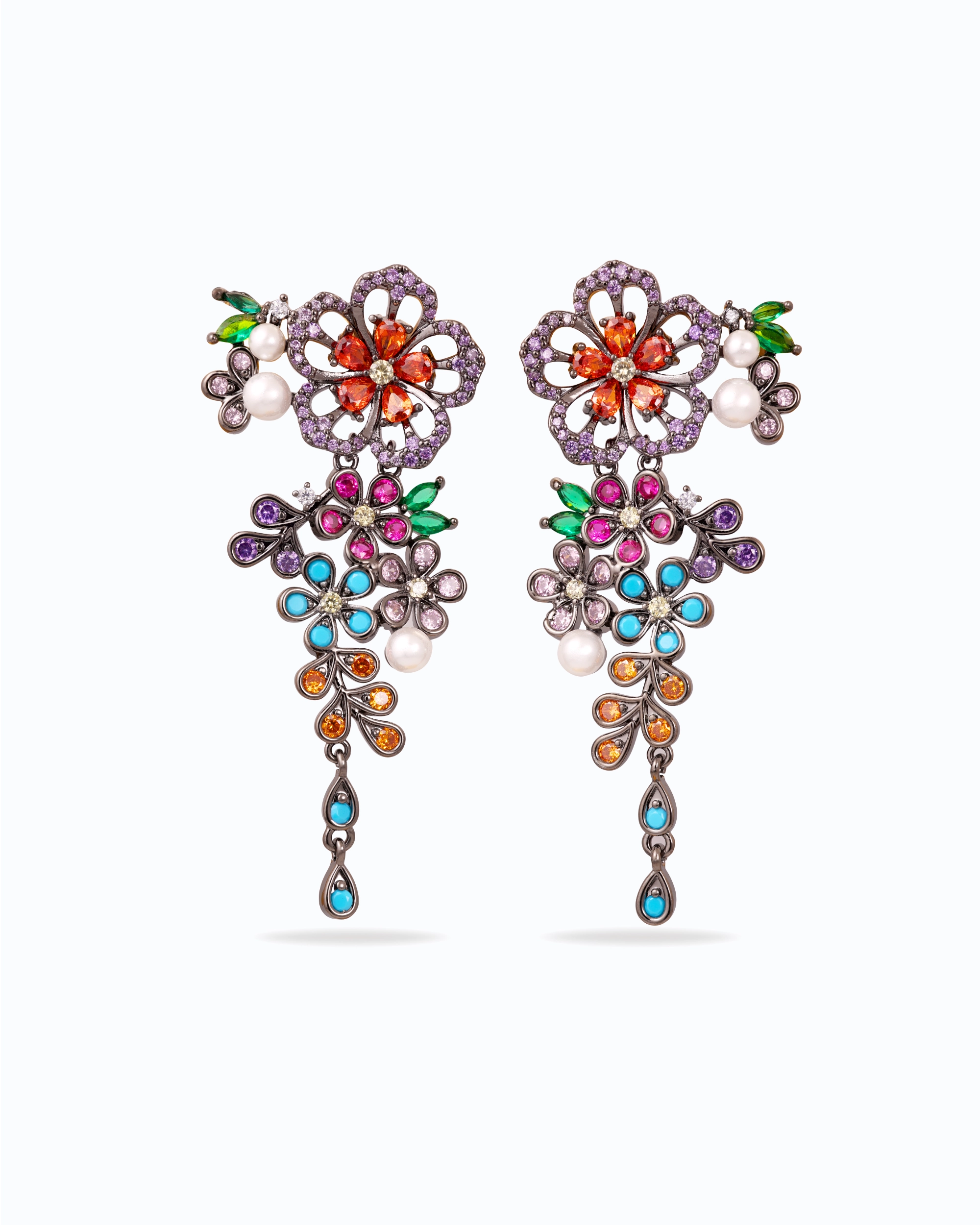 Nordic Bloom Dangles