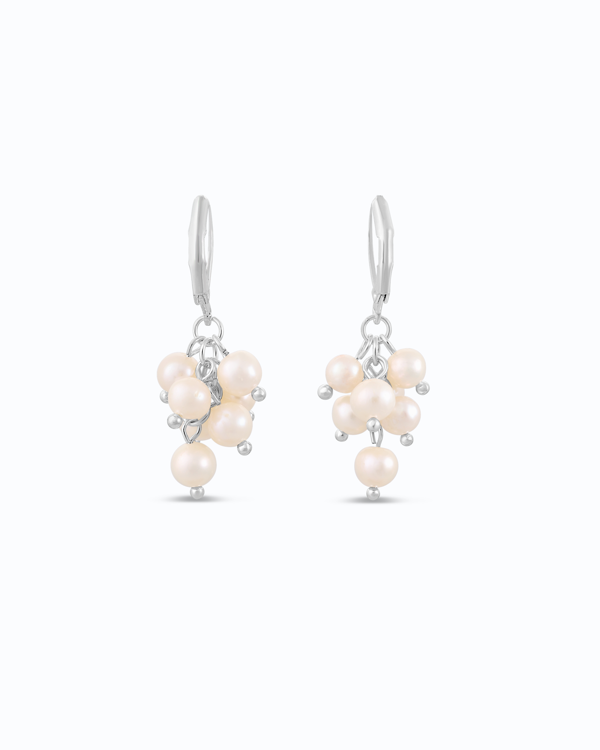Mini Pearl Grapes Dangle (White) | Freshwater Pearl Imported Jewelry