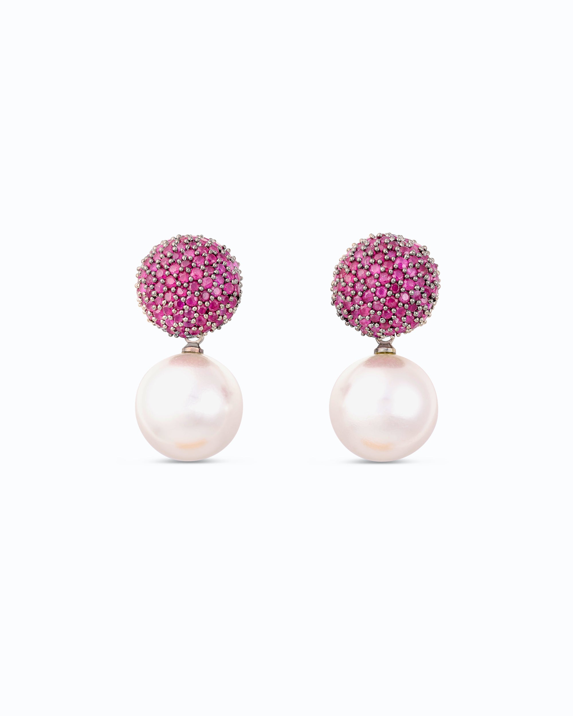 Victorian Platted Pearl Dangle (Pink) | Flawnt
