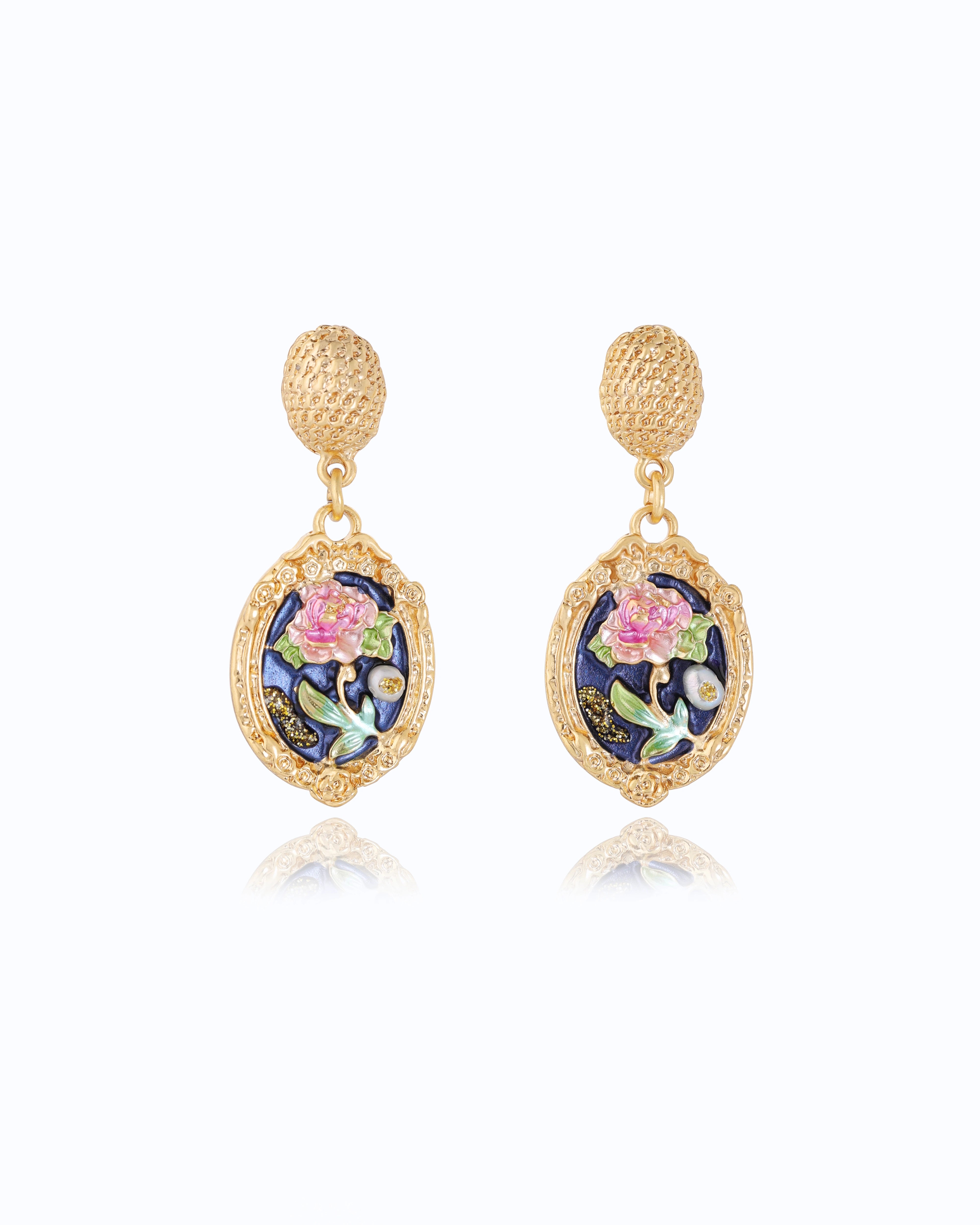 Renaissance Navy Blue Pearl (Oval)