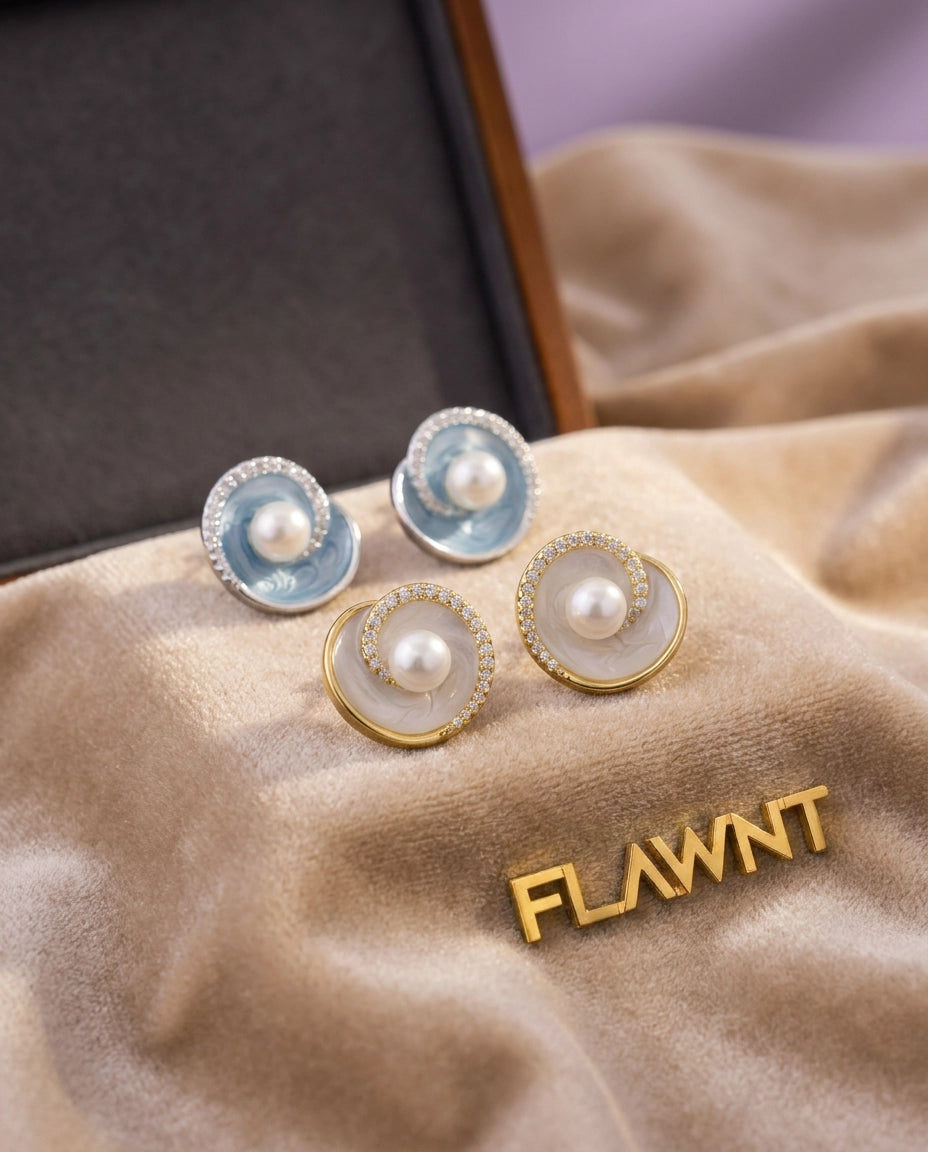 High Executive Pearl Studs Gift Pack