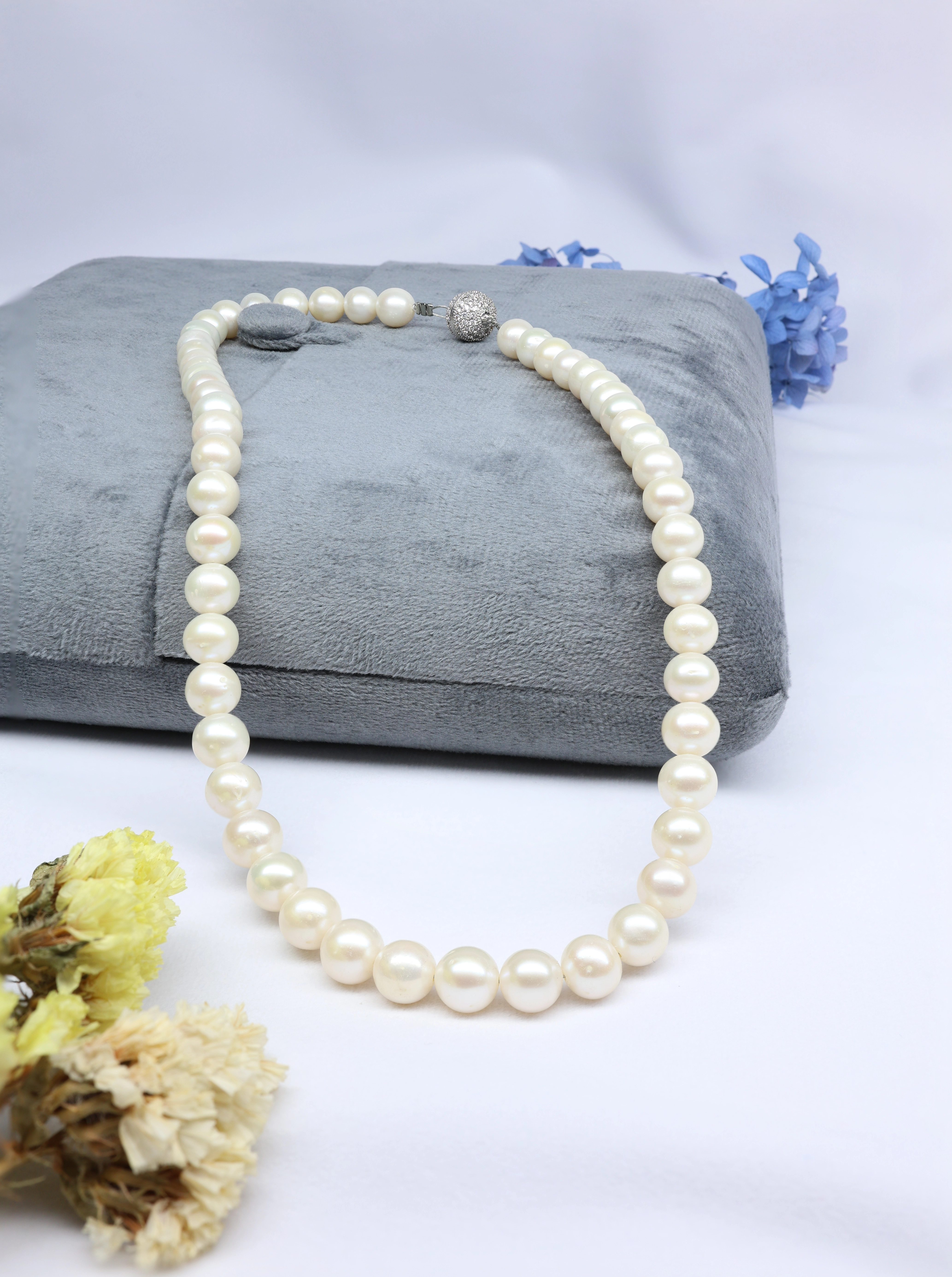Round Pearl Necklace