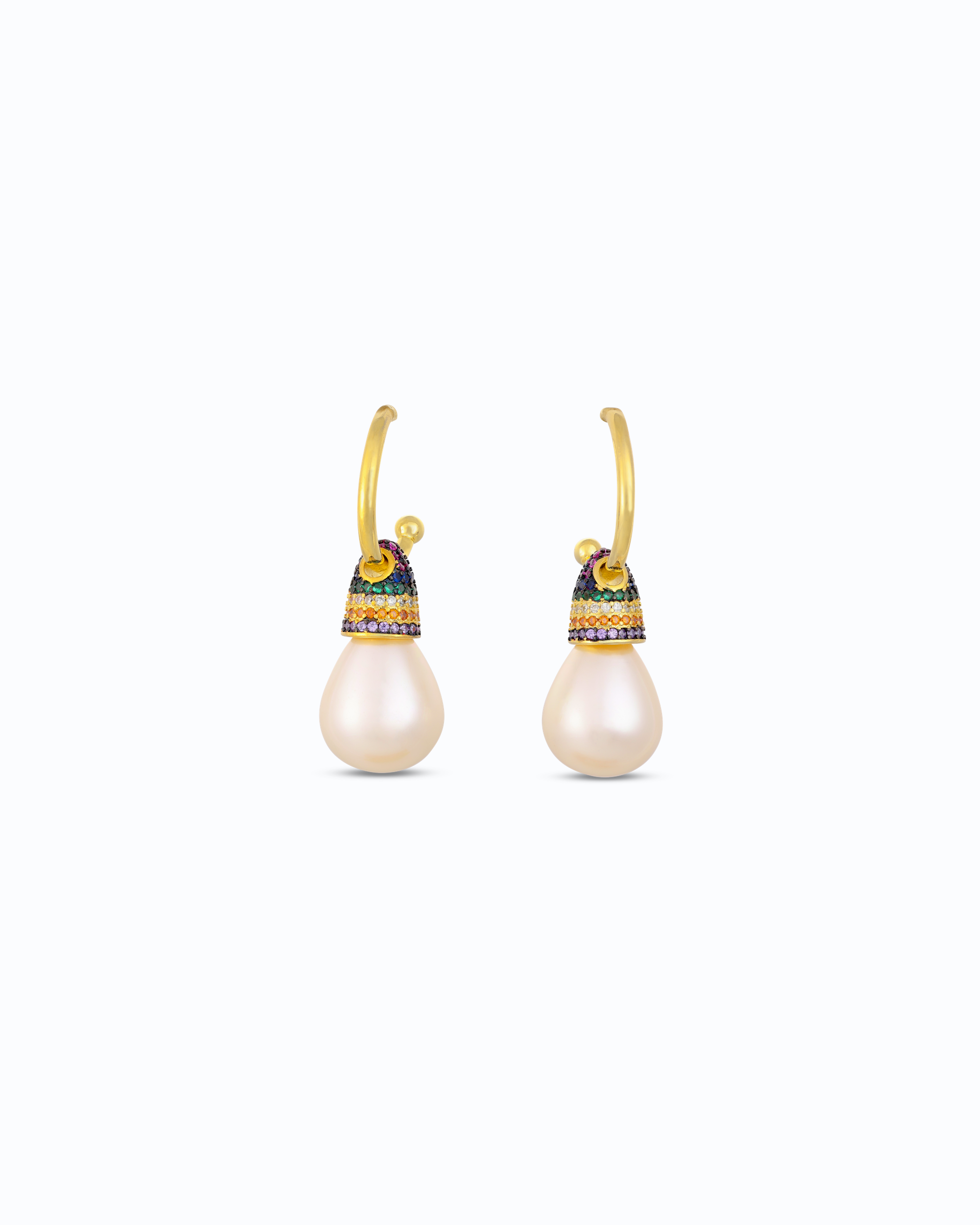 Unique Freshwater Pearl Earrings – 14K Gold Plated Jewelry