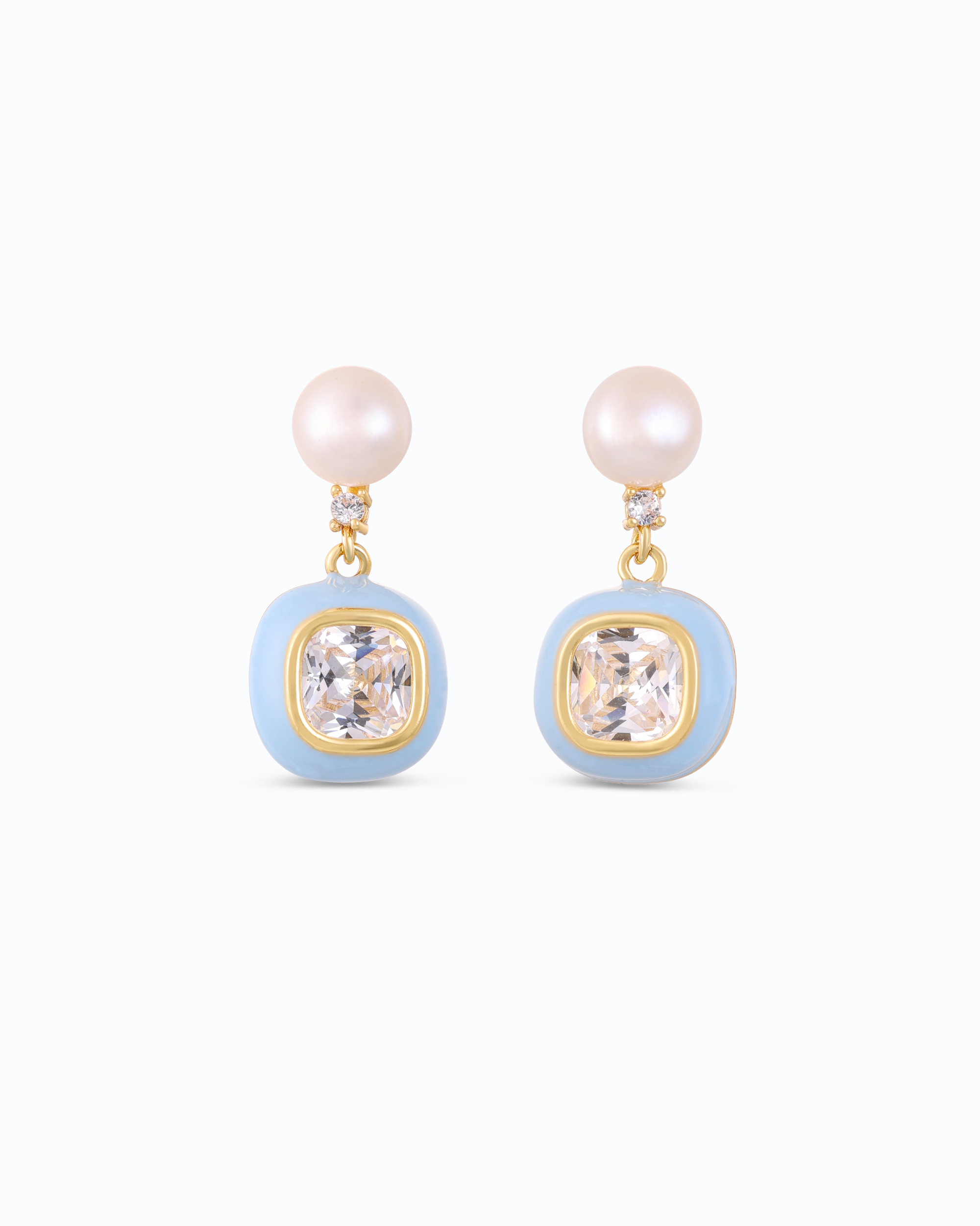Alice Blue Pearl Dangle