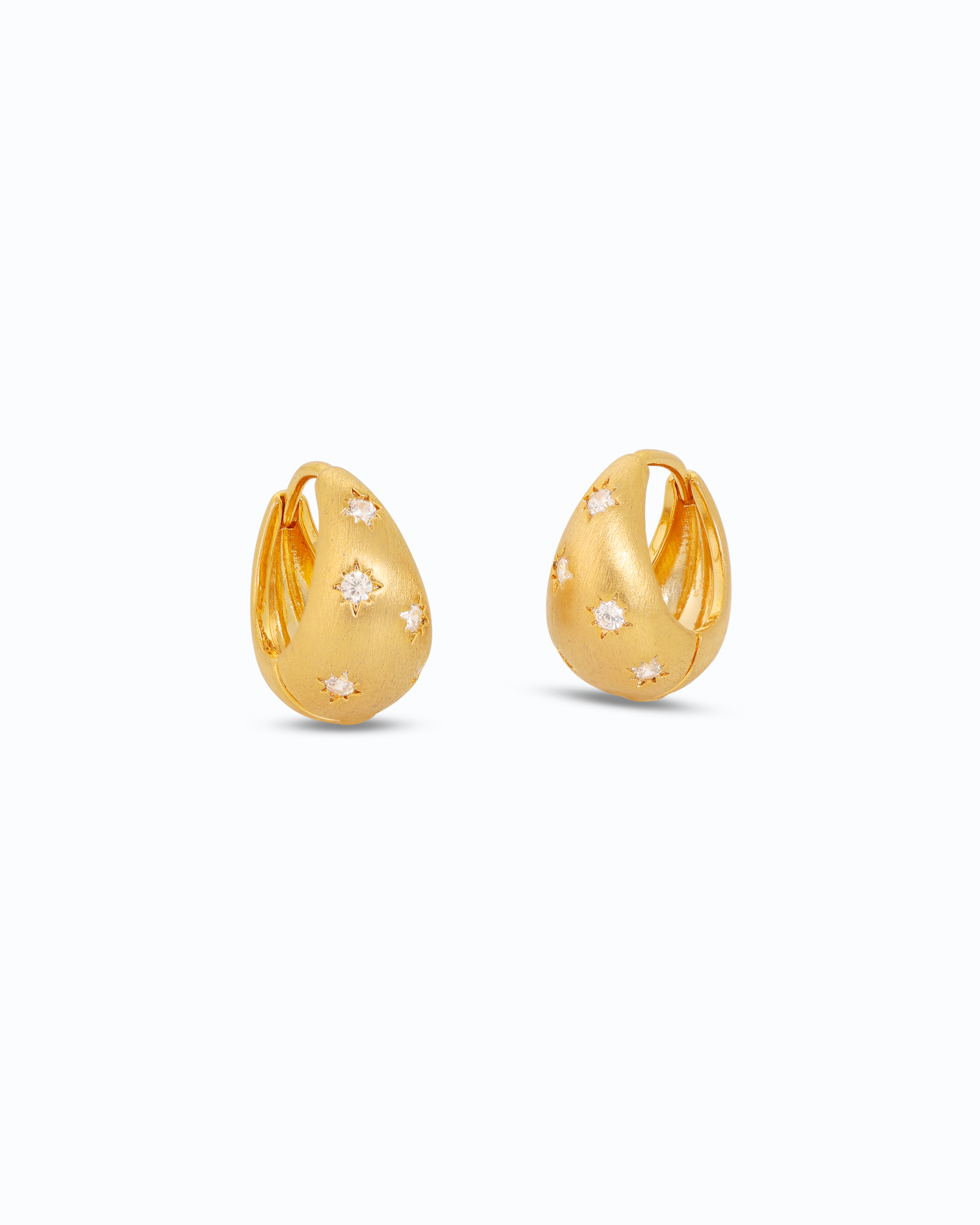 Celestial Brushed Bali 18k Gold plated | Flawnt Jewelry