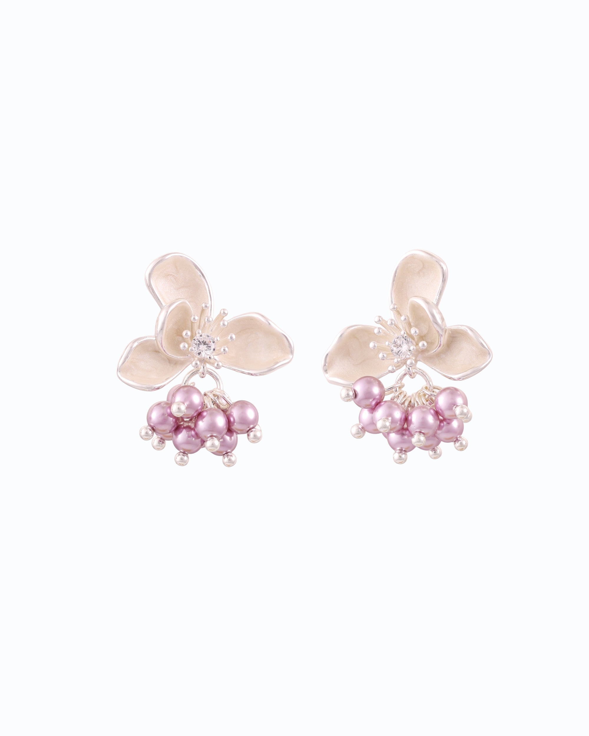 Camellias Pearl Dangle - Lavendar