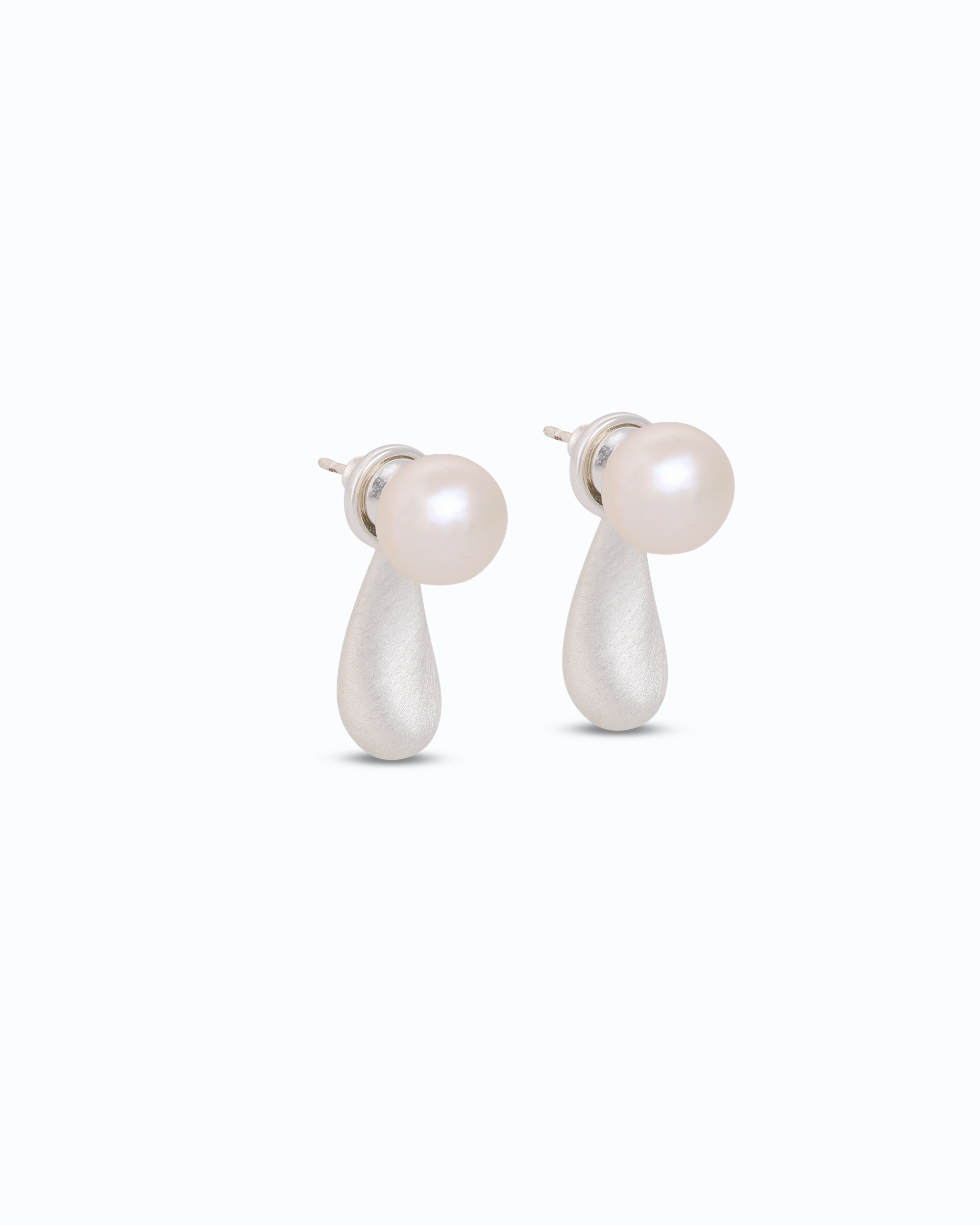 Freshwater Pearl Earrings Sterling Silver | Flawnt