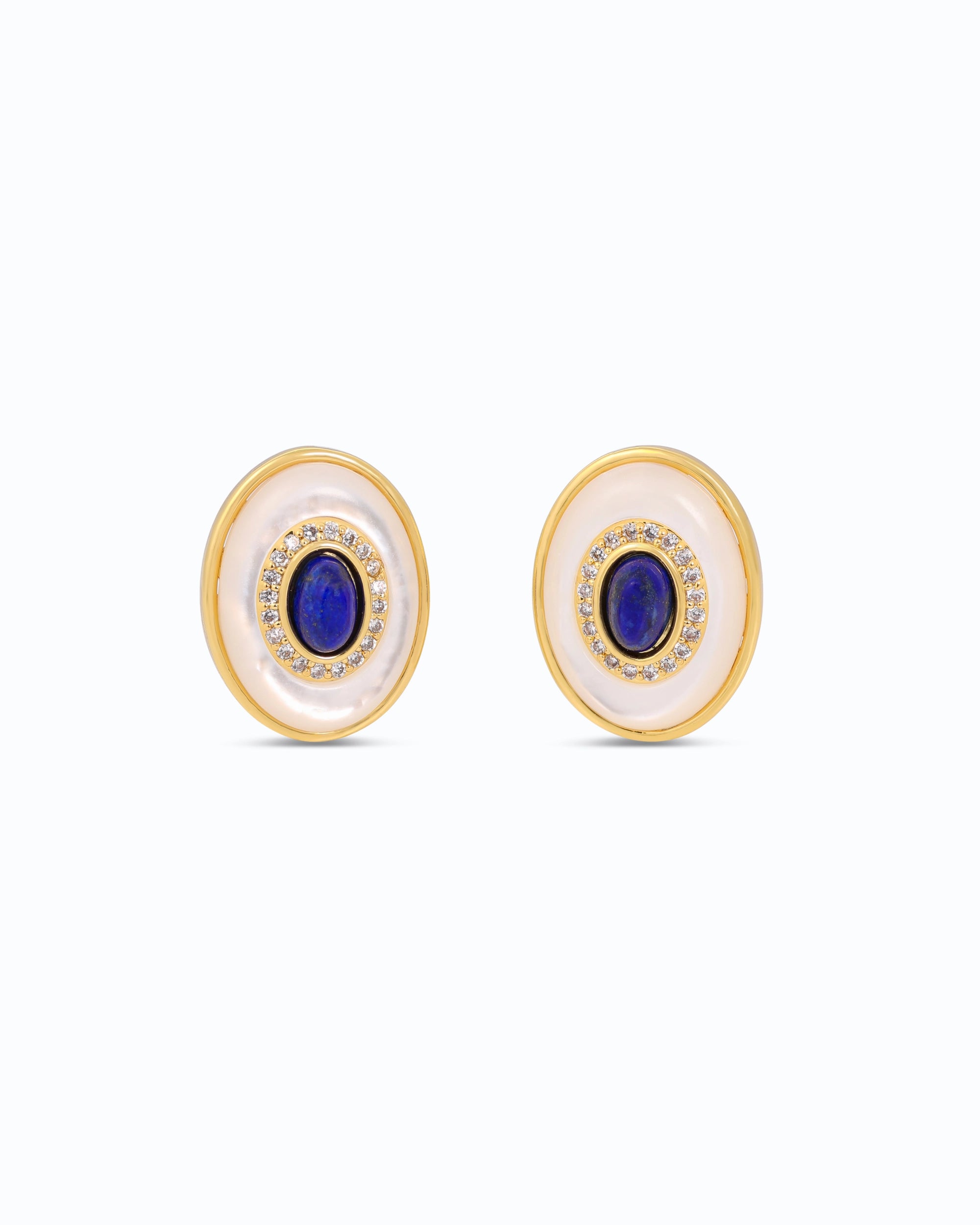 Lapis Lazuli Ear Studs