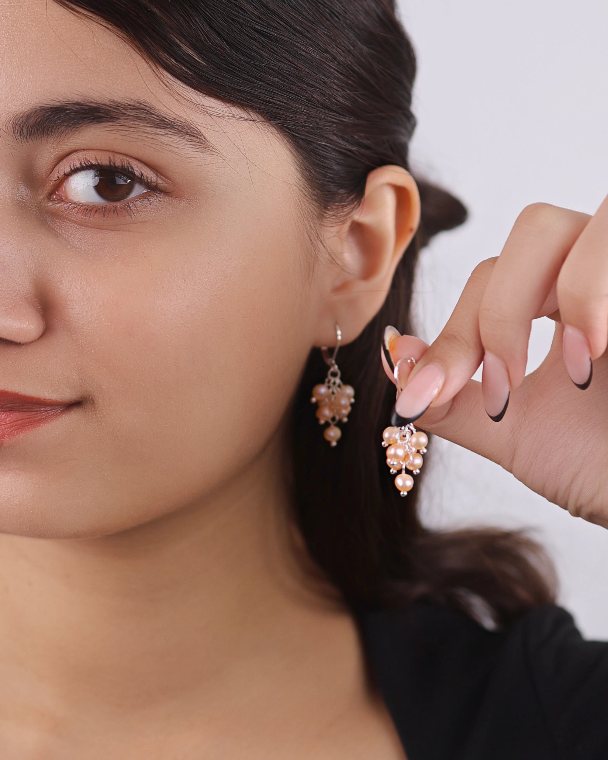 Mini Pearl Grapes Dangle (Orange)