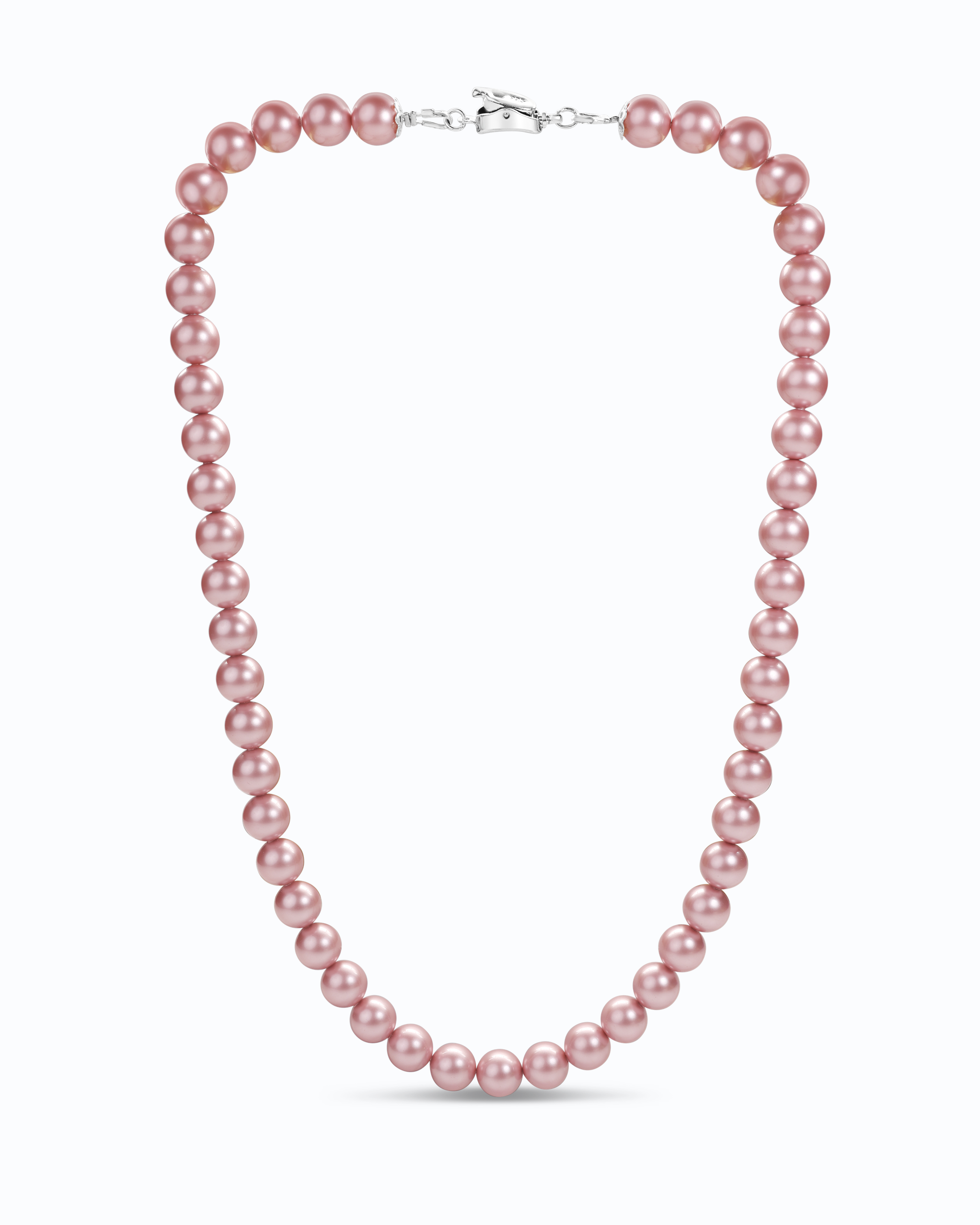 Rosé Pearl Strand Necklace - Matte