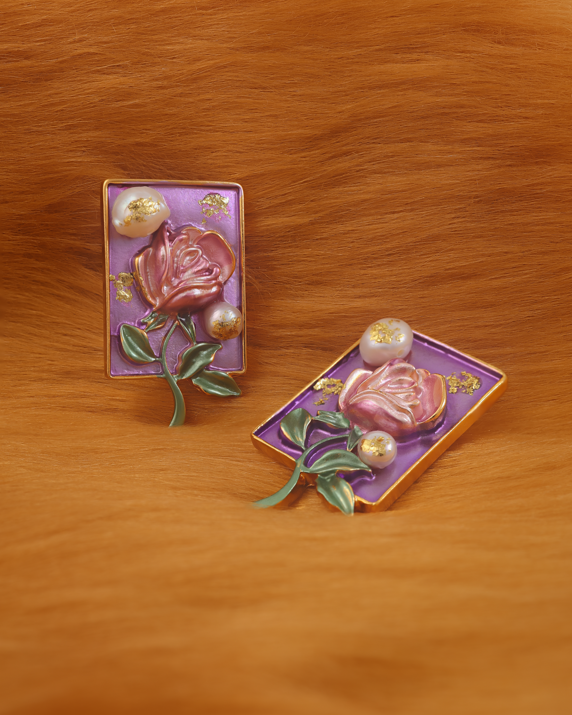 XL Purple Ear Stud