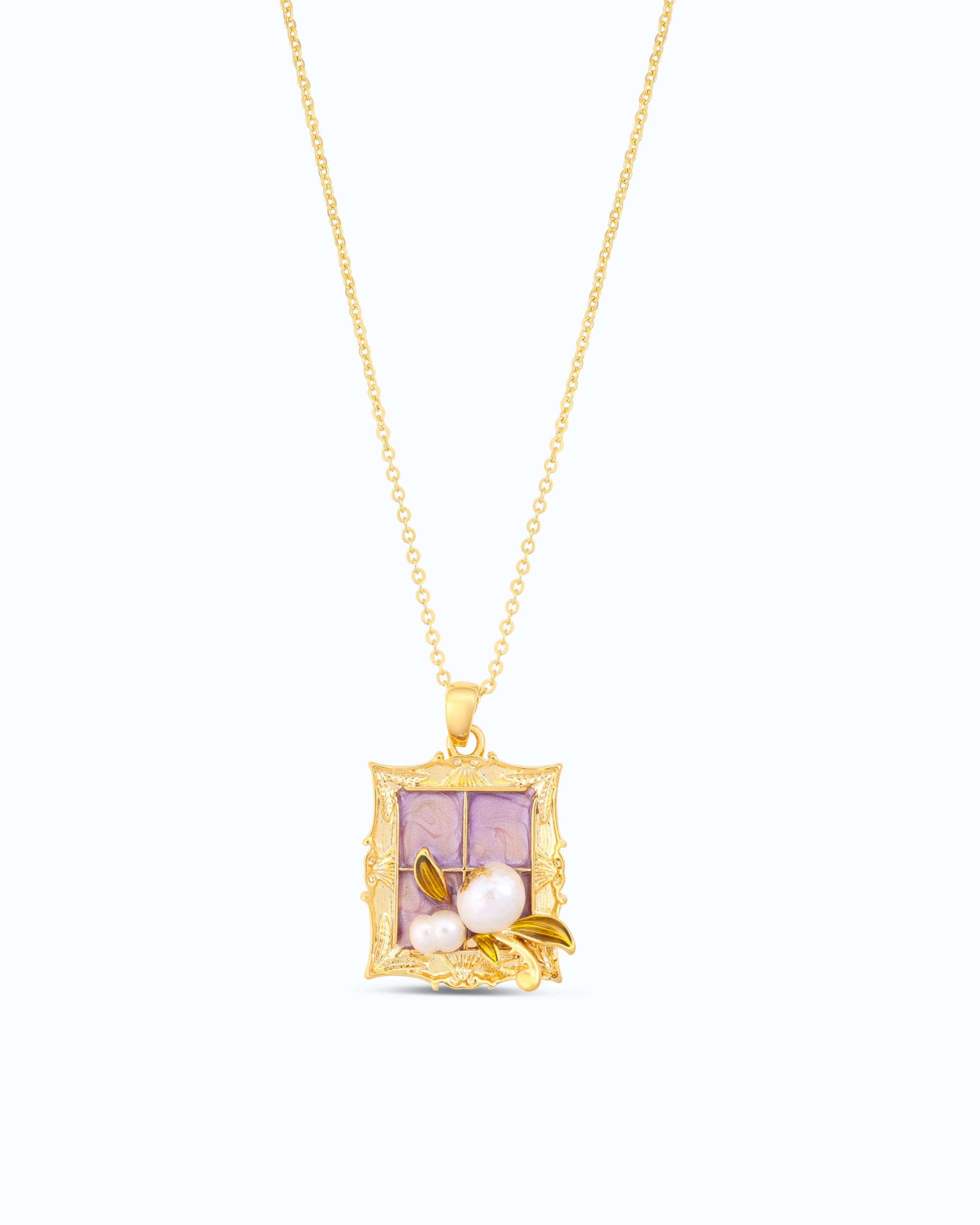 Renaissance Pearl Pendant with Chain | Flawnt Jewelry