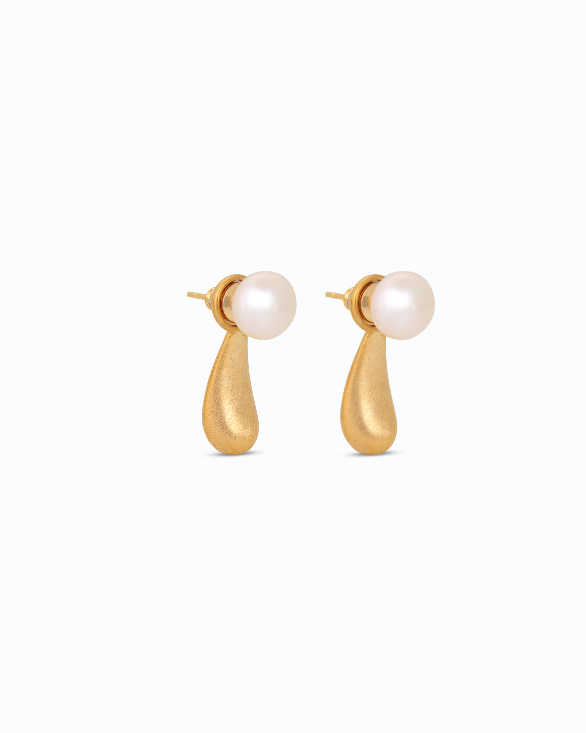 Pearl Drop earring 18k Gold plated freshwater pearl | Flawnt