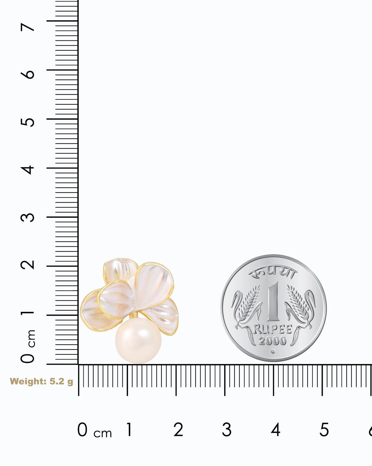 Elaria Floral Pearl Earrings