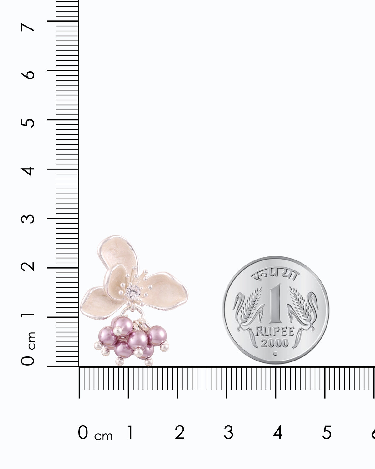 Camellias Pearl Dangle - Lavendar