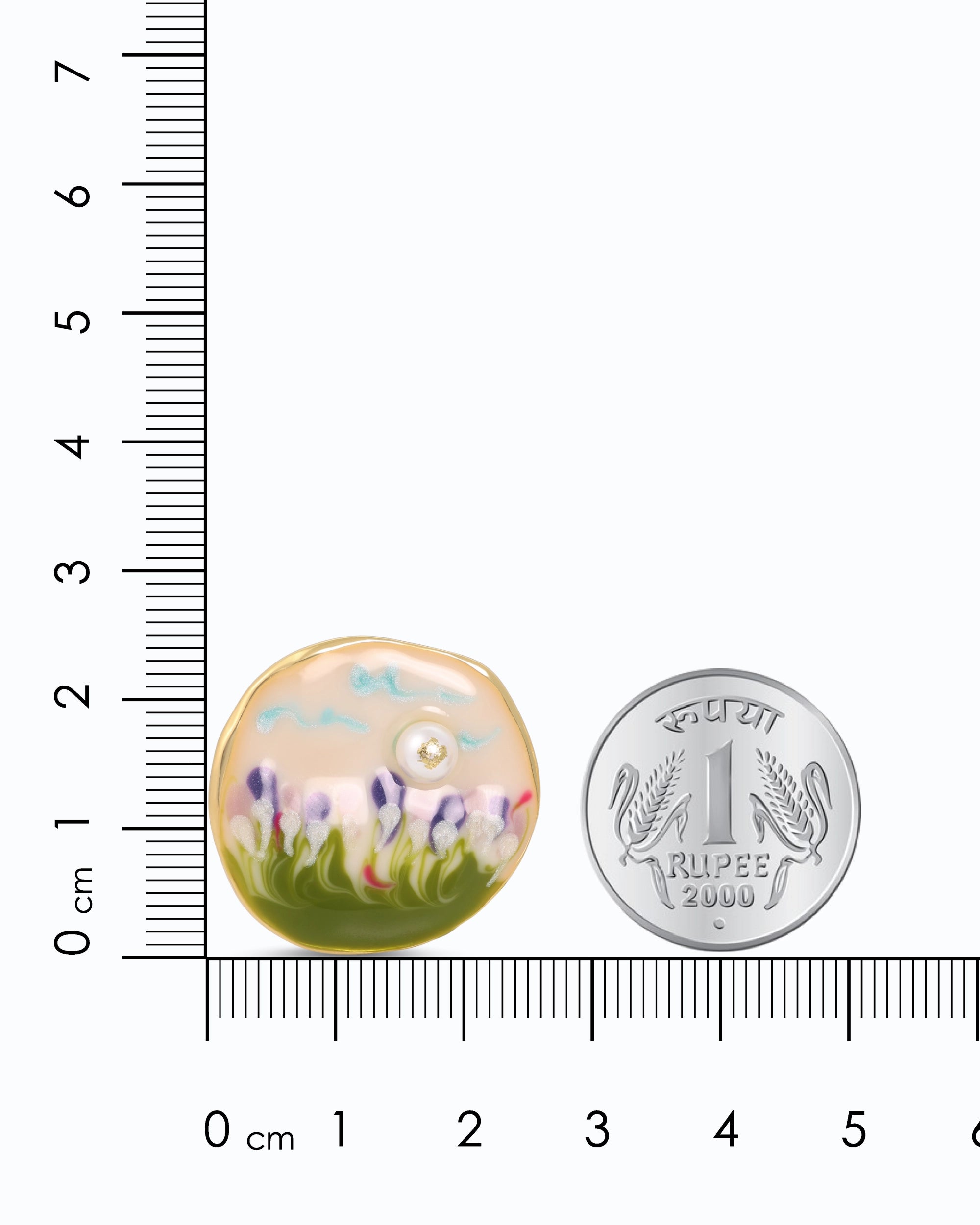 Forrest Bloom Pearl Ear Studs