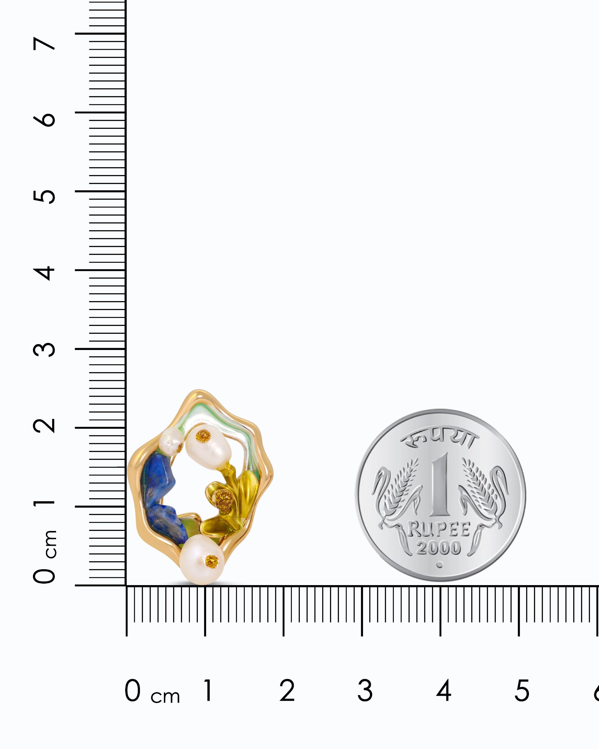 Rain Forrest Pearl Ear Studs