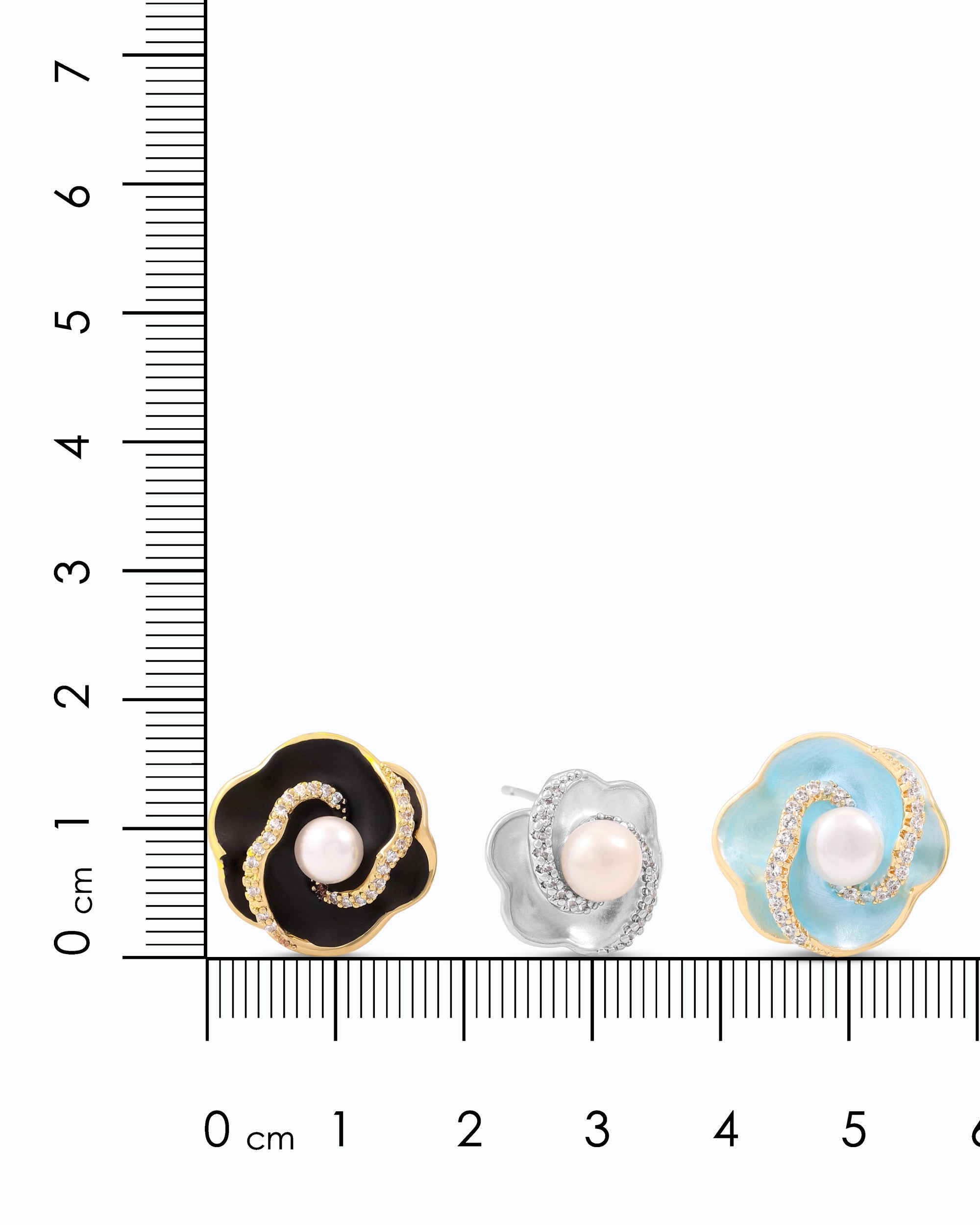 Essentials Pearl Ear Studs (Pack of 3)