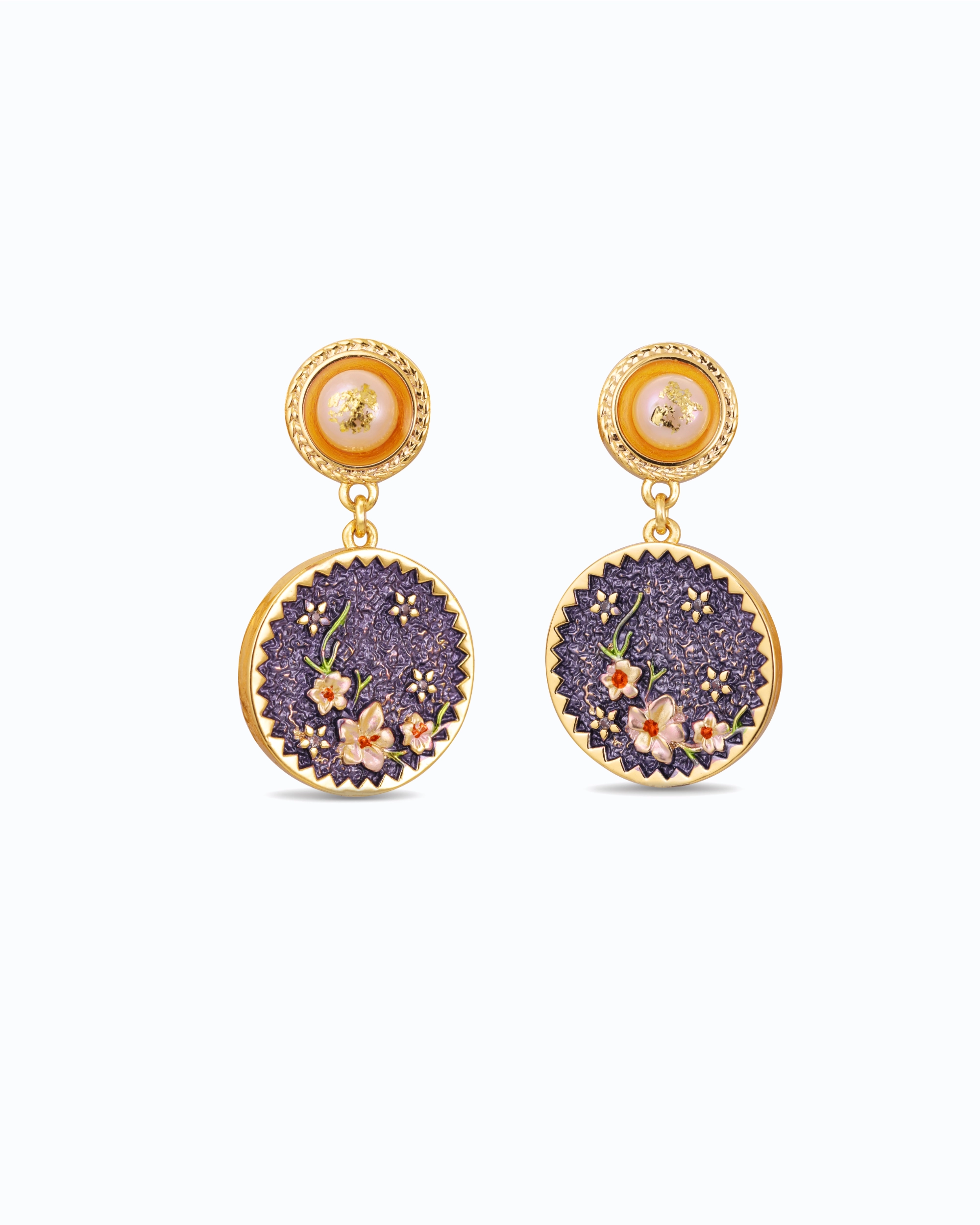 Swaying in Blue Pearl Dangles