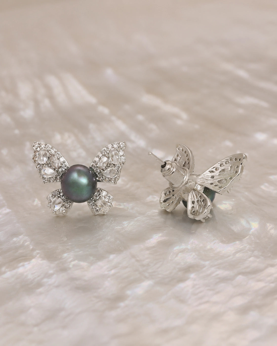Tahitian Cultured Pearl Studs