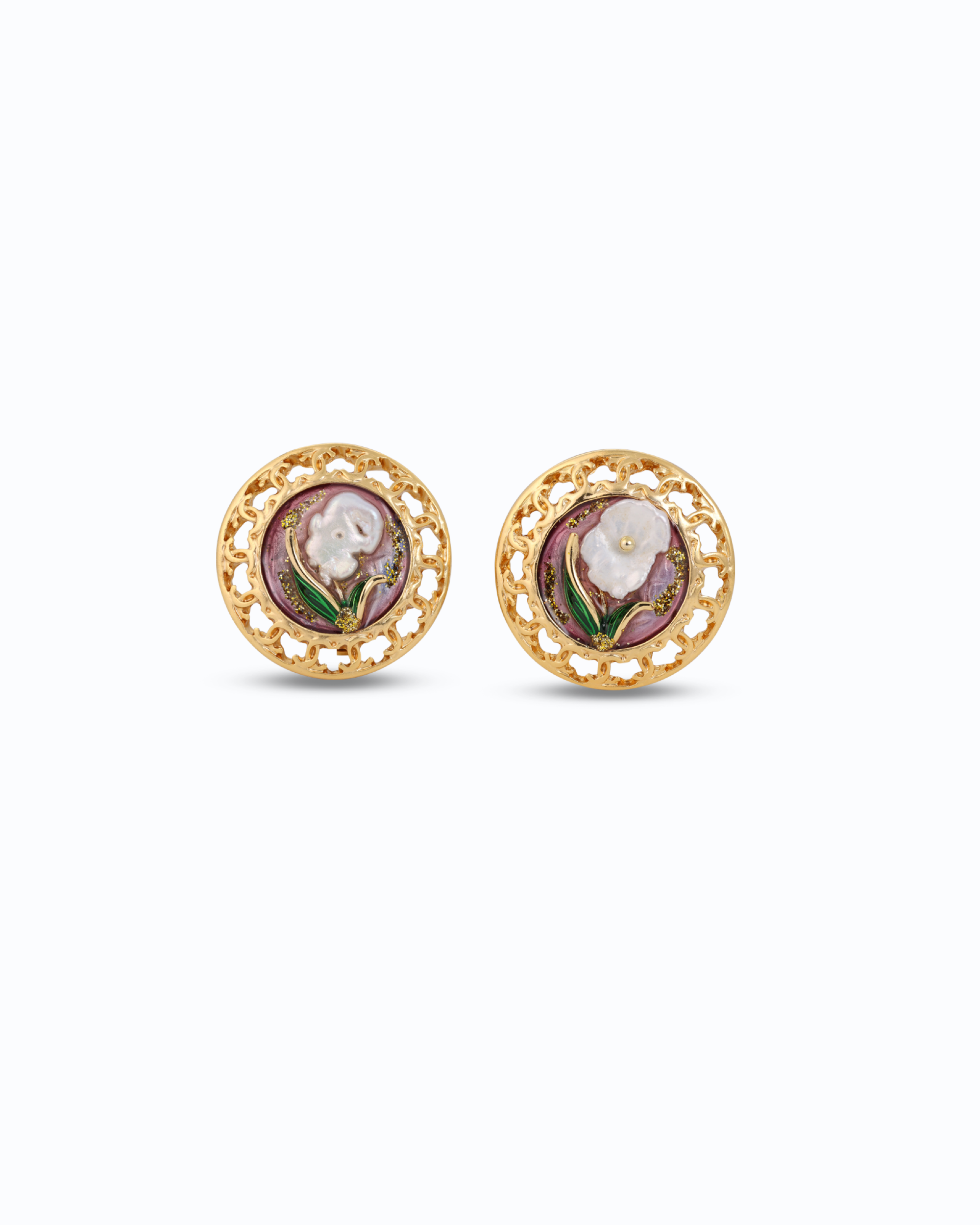 Channel Pearl Clip-On Earrings – Premium Imported Jewelry