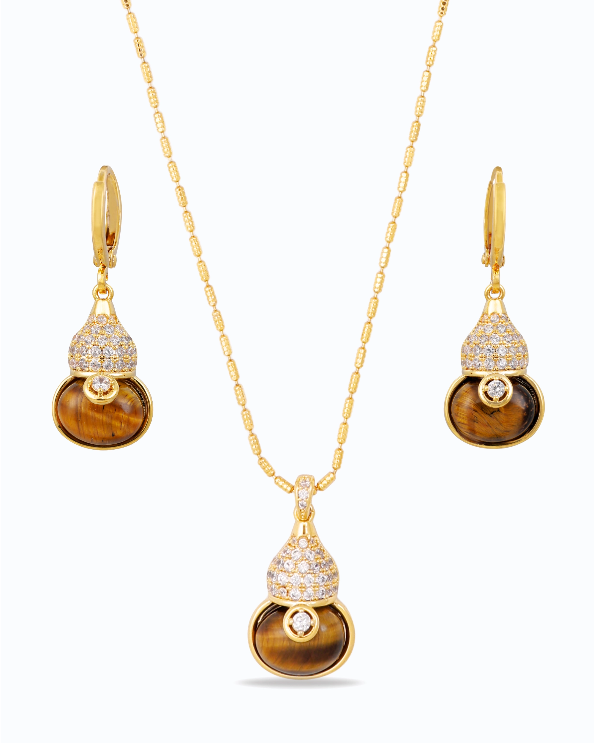 Golden Talisman Pendant Set