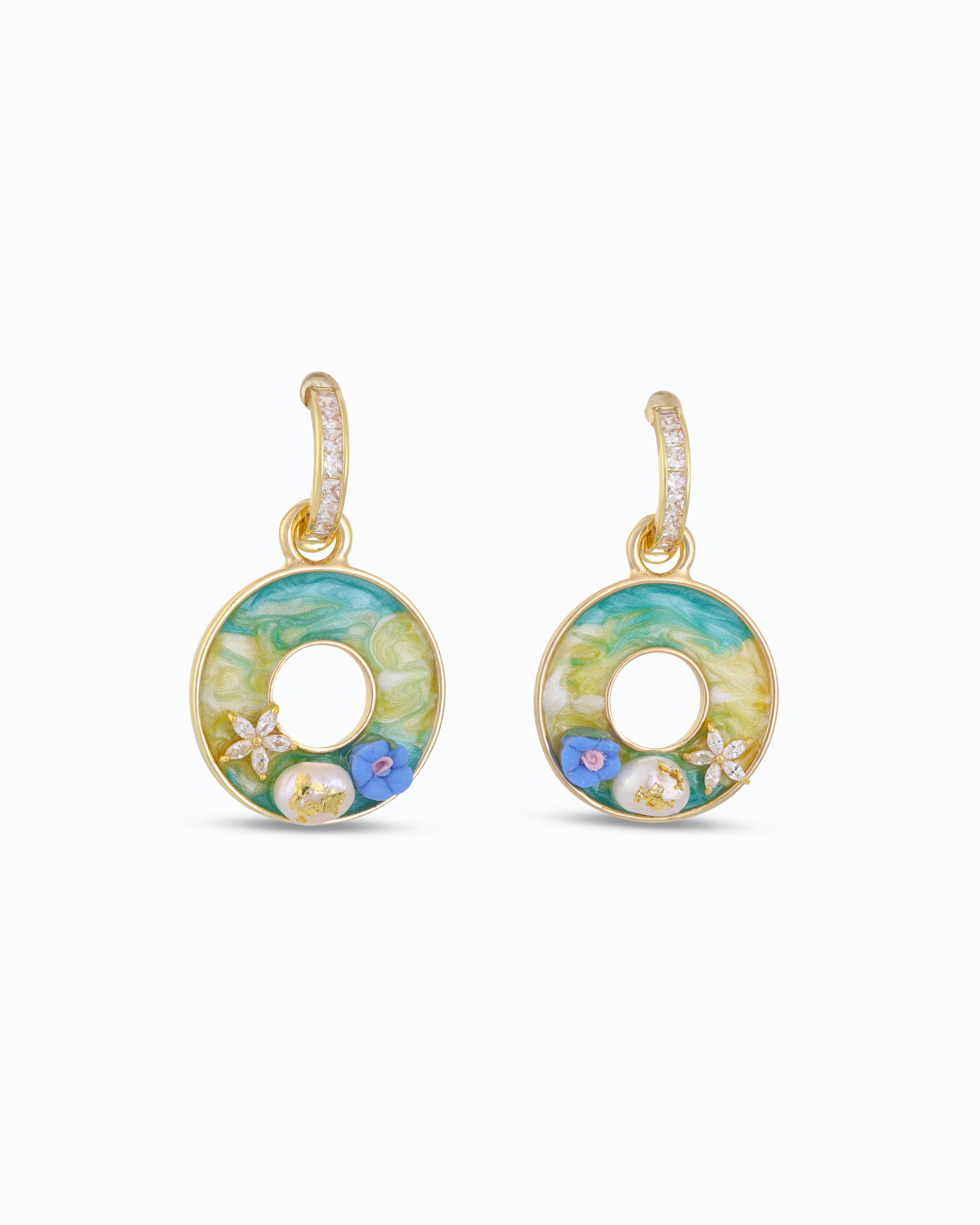 Ocean Bali Dangle Earrings – 18K Gold Plated Imported Jewelry