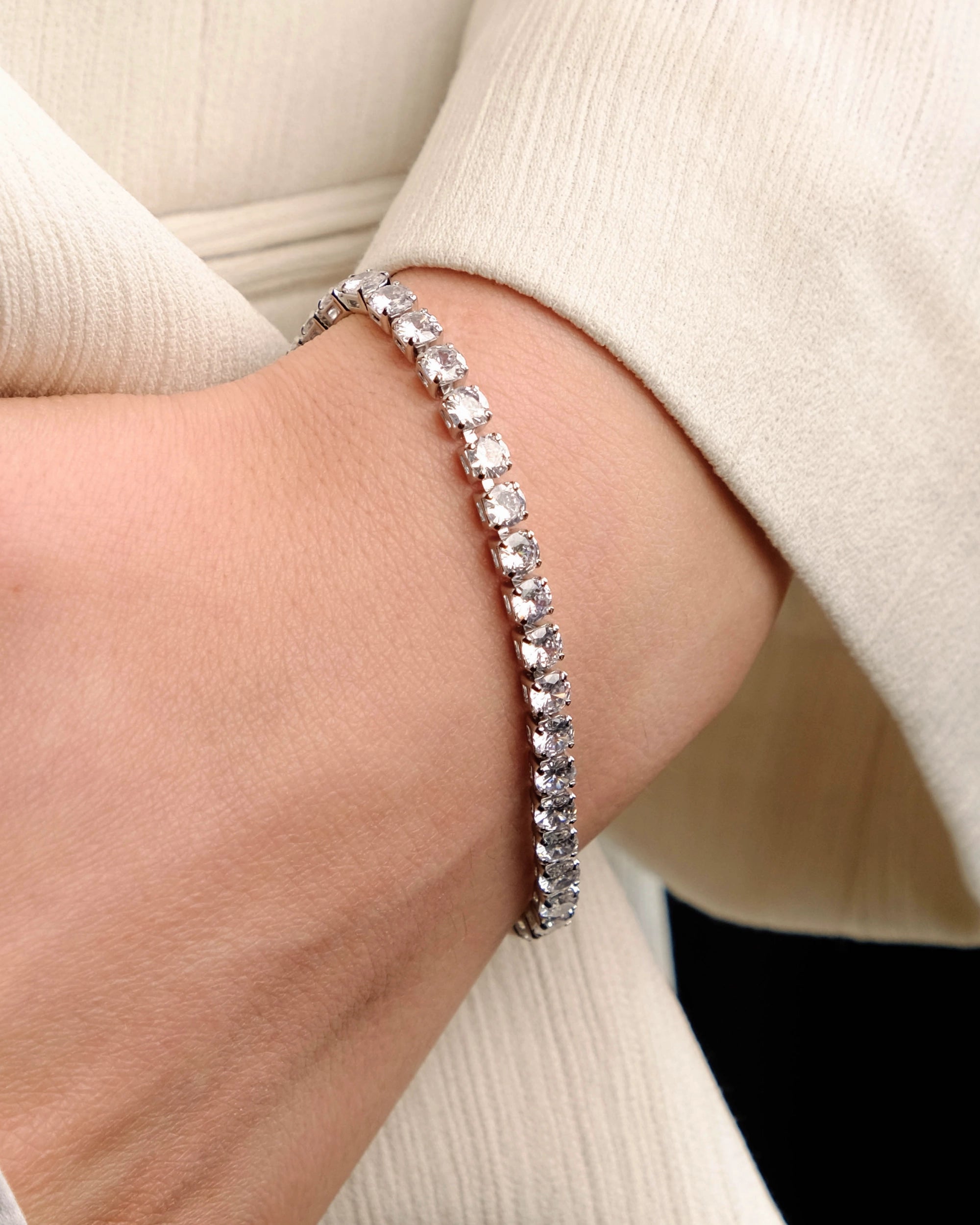 Tennis Bracelet Radiant Cut CZ