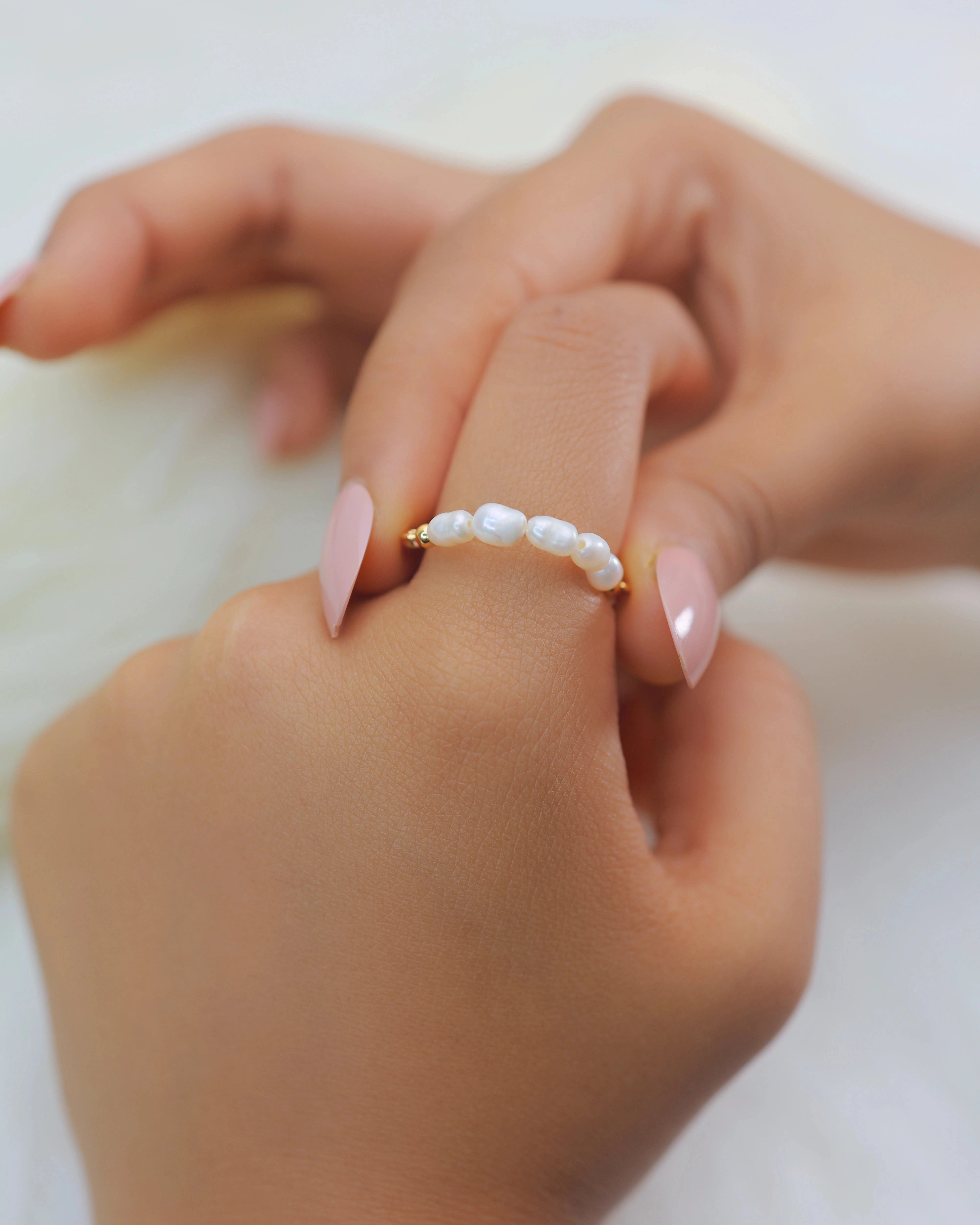 Rice Pearl Ring