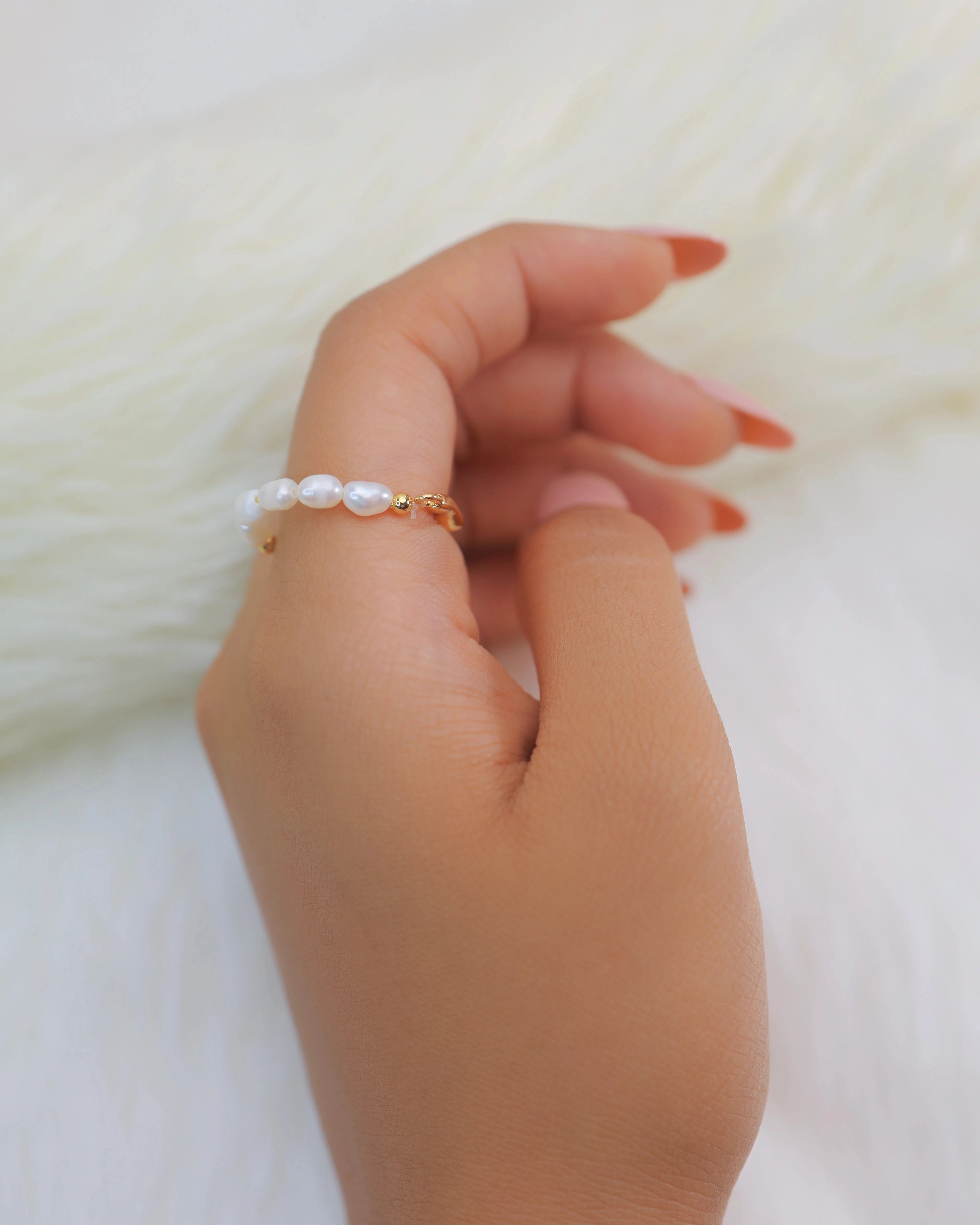 Rice Pearl Ring