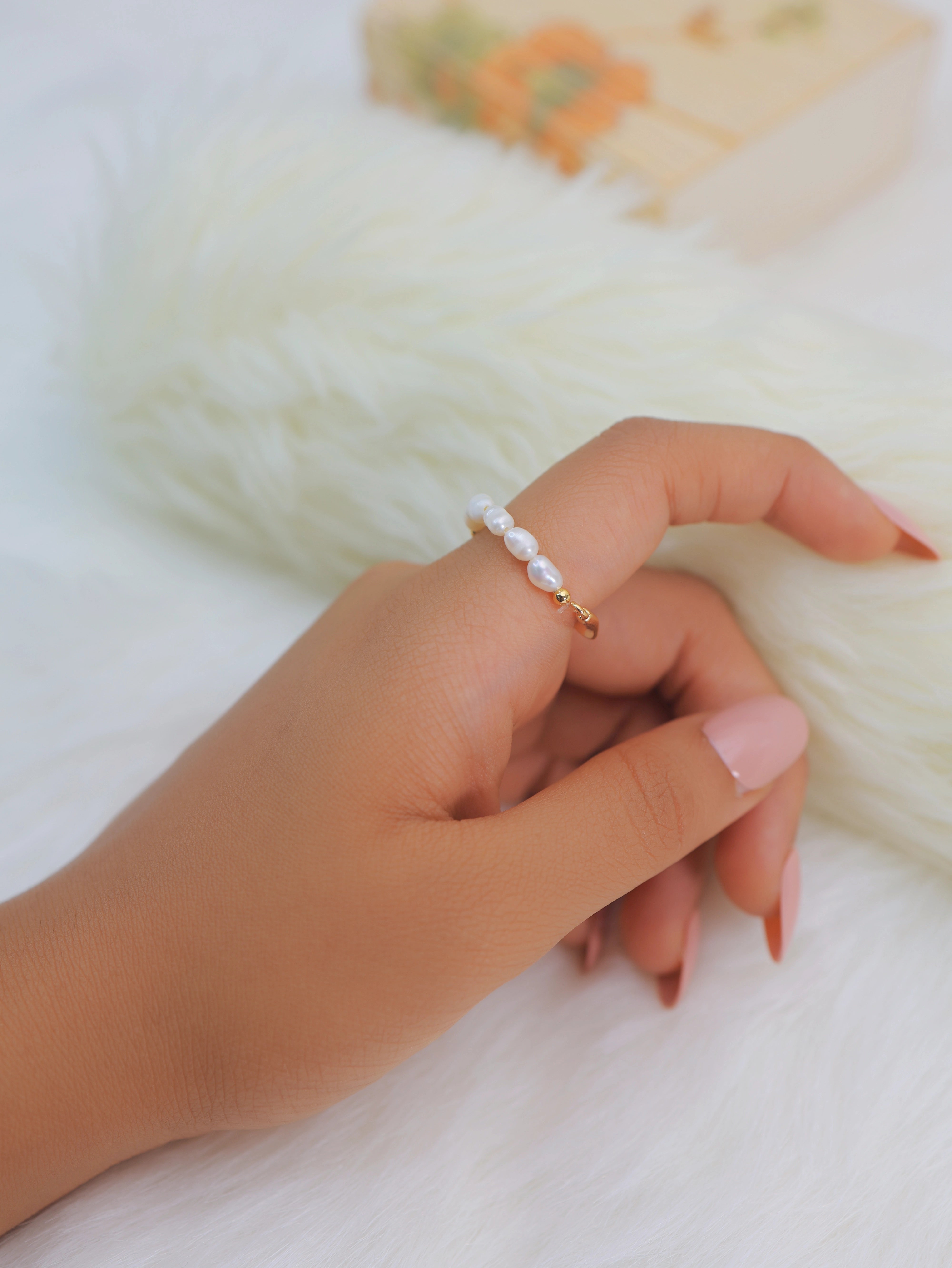 Rice Pearl Ring